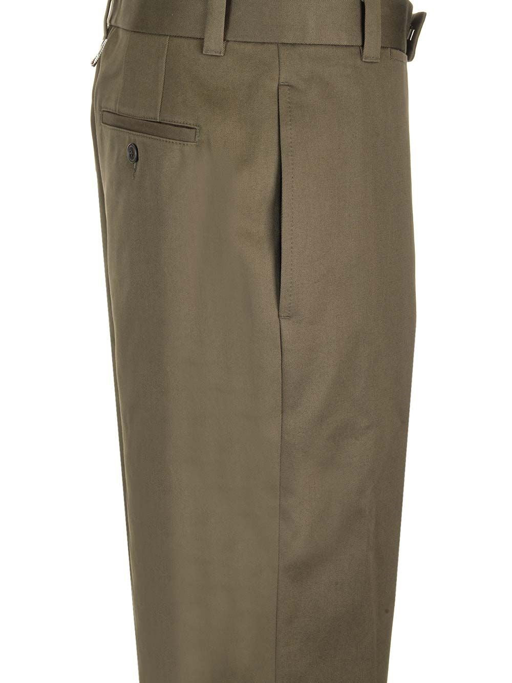 Thom Browne Men Relaxed Pleated Trousers THOM BROWNE