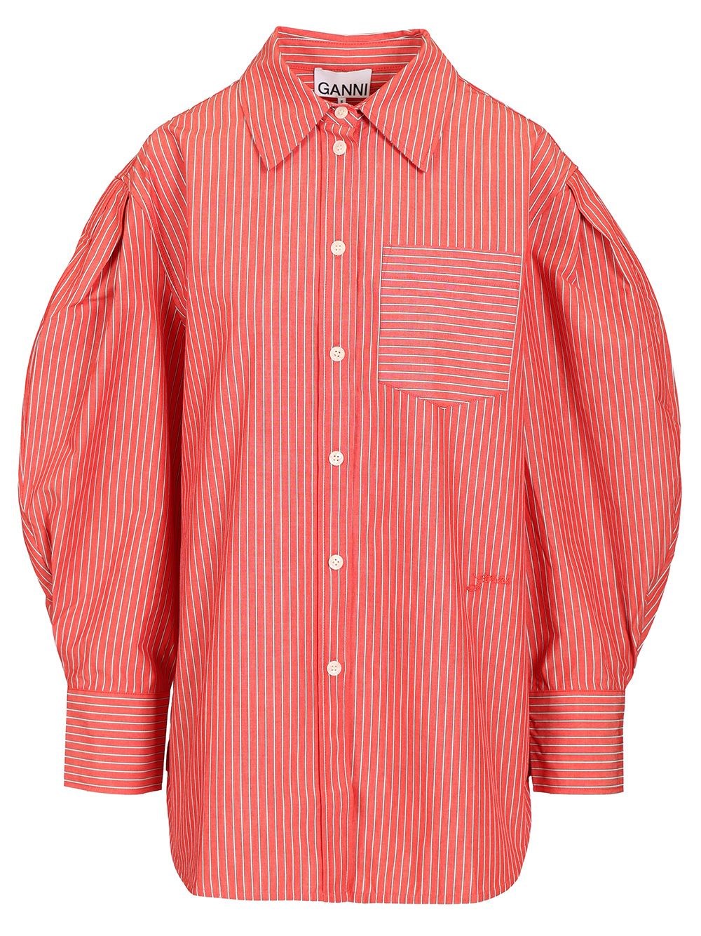Ganni Women Oxford Shirt GANNI