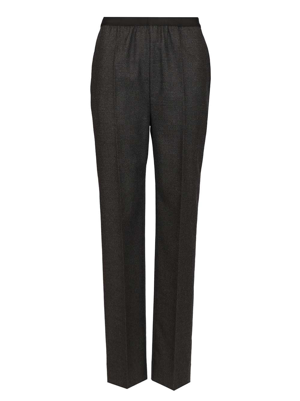 Maison Margiela Women Straight Wool Trousers MAISON MARGIELA