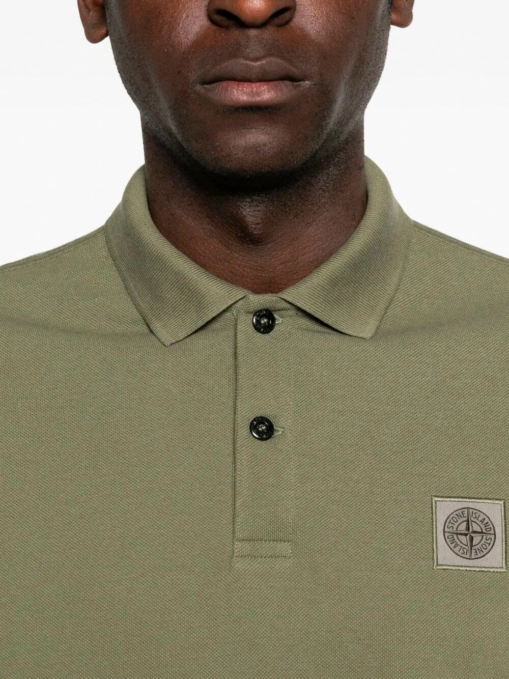 Stone Island Men 50/2 Organic Cotton Piquet Polo STONE ISLAND