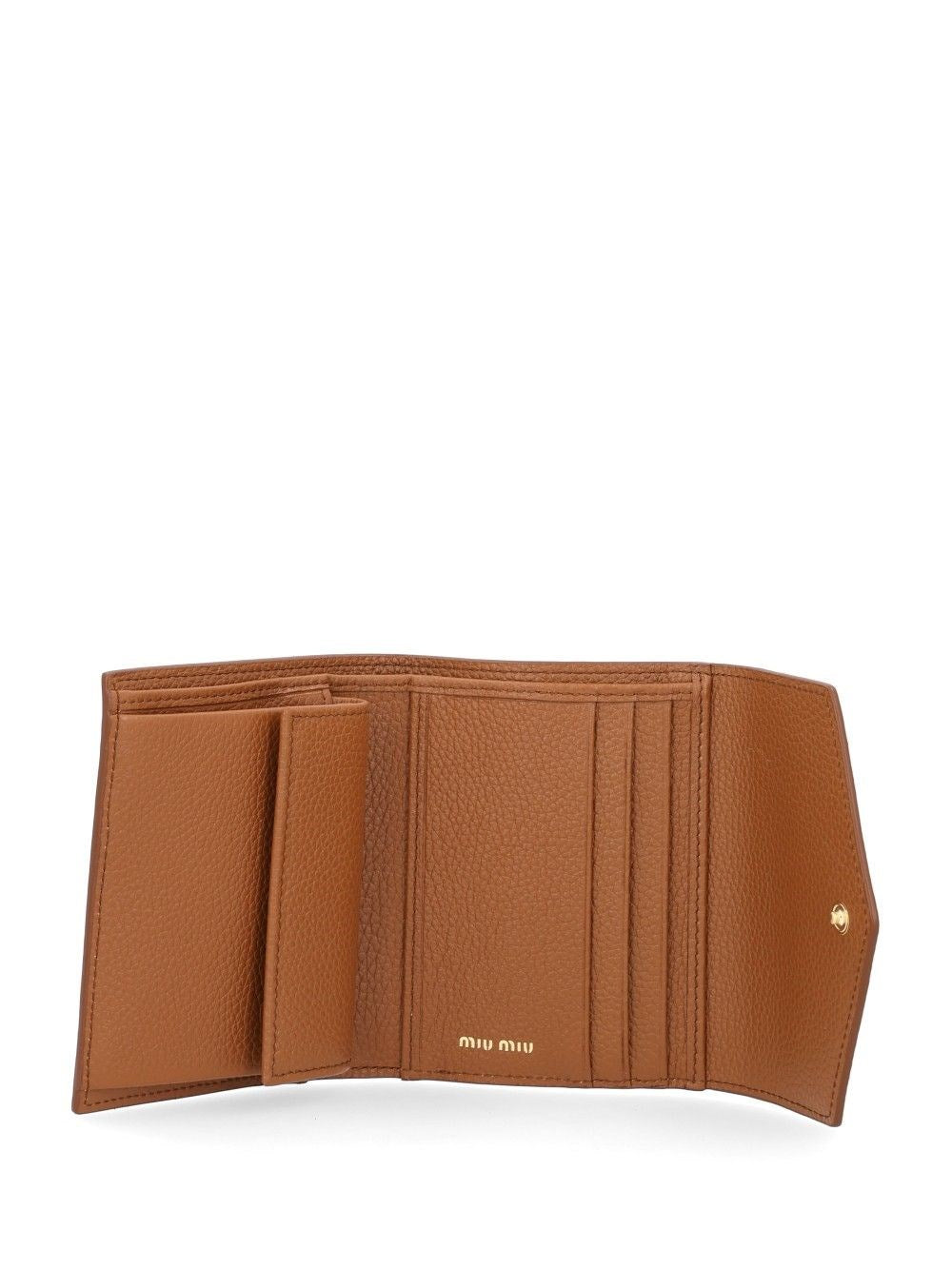 Miu Miu Women Compact Leather Wallet MIU MIU