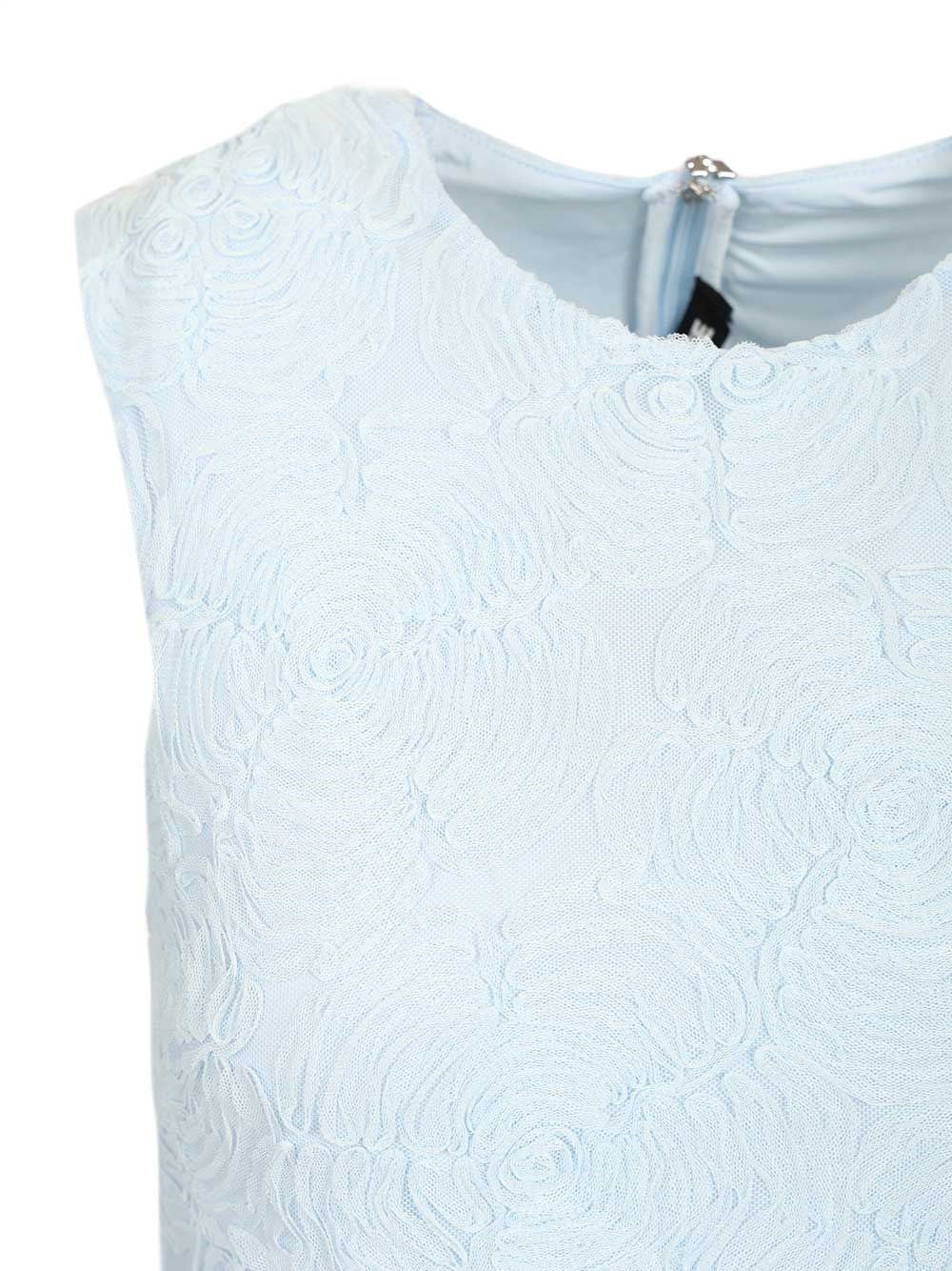 Rotate Women Long Jacquard Dress With Floral Pattern ROTATE