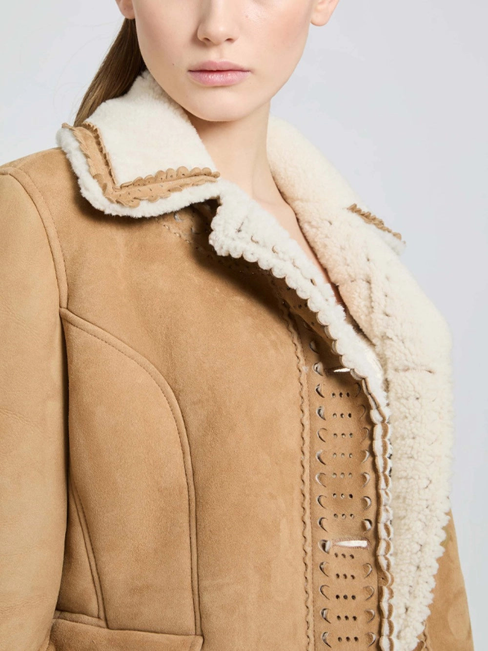 Ermanno Scervino Women Shearling Jacket ERMANO SCERVINO
