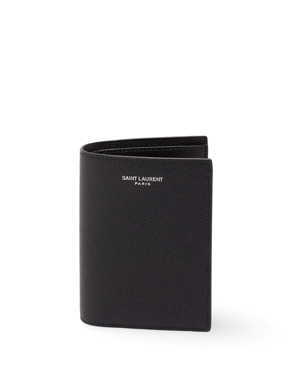 Saint Laurent Men Saint Laurent Paris Credit Card Wallet In Grain De Poudre Leather SAINT LAURENT