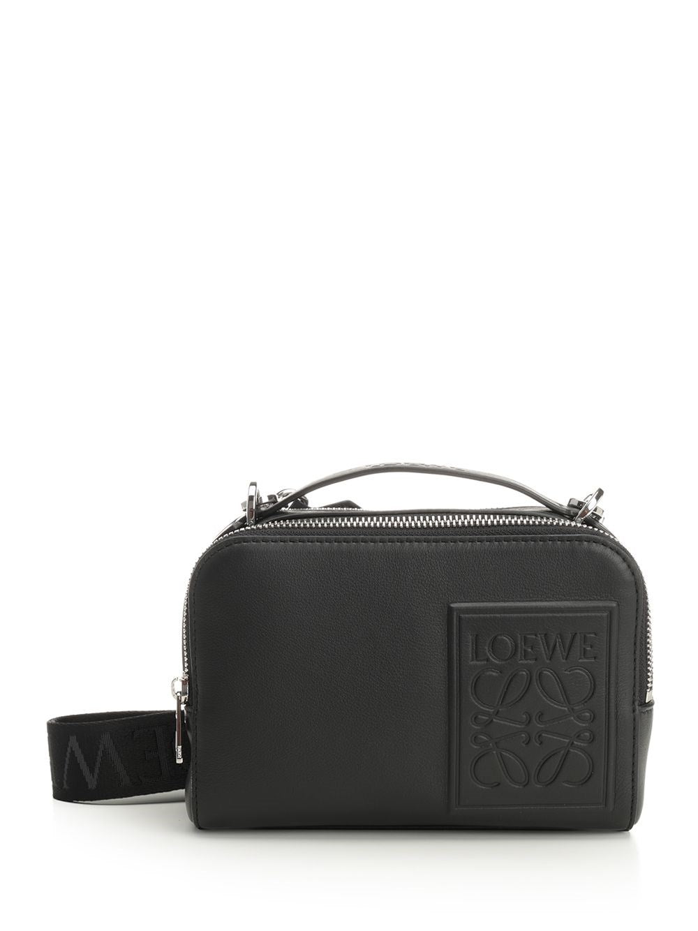 Loewe Men Black Leather Camera Bag LOEWE