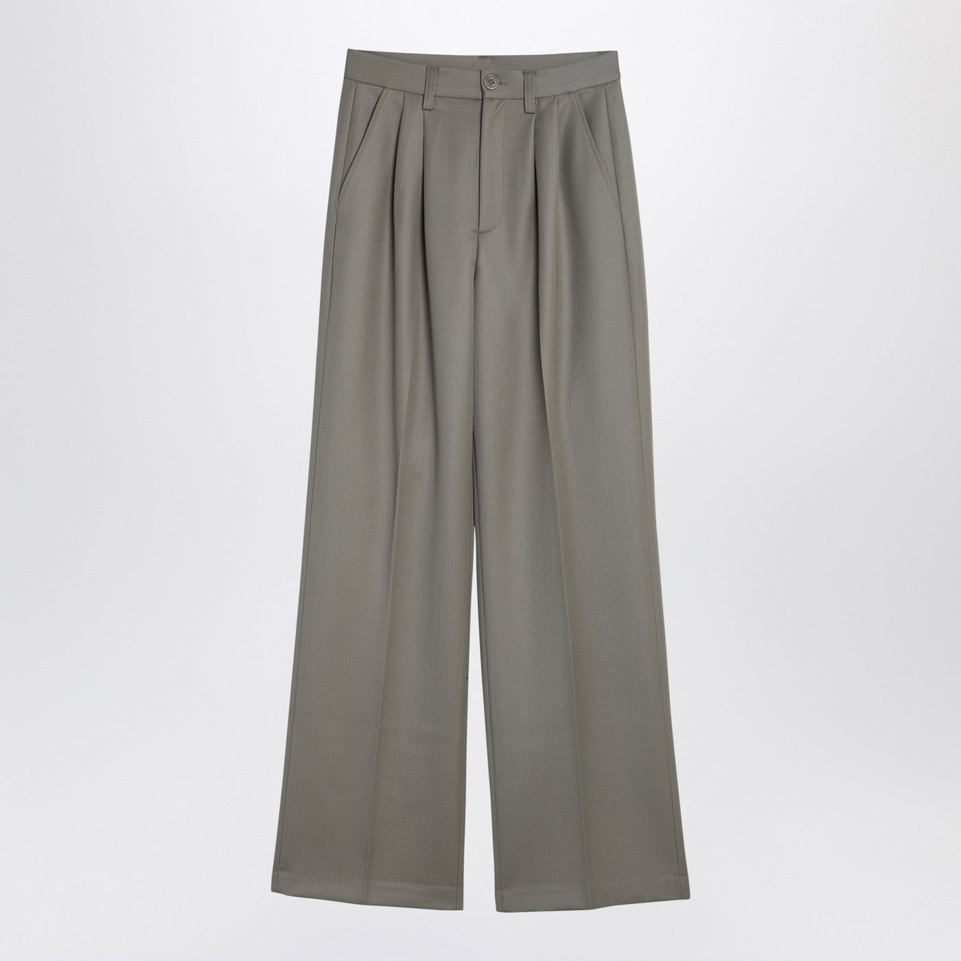 Anine Bing Khaki Wool Trousers Women ANINE BING