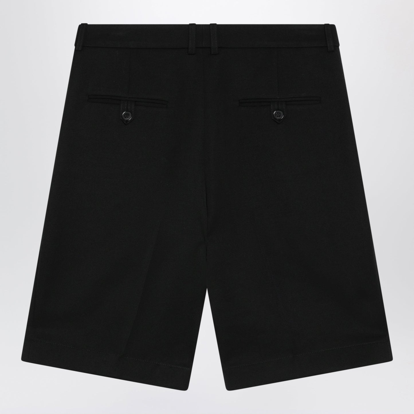 Saint Laurent Tailored Black Wool Bermuda Shorts Women SAINT LAURENT