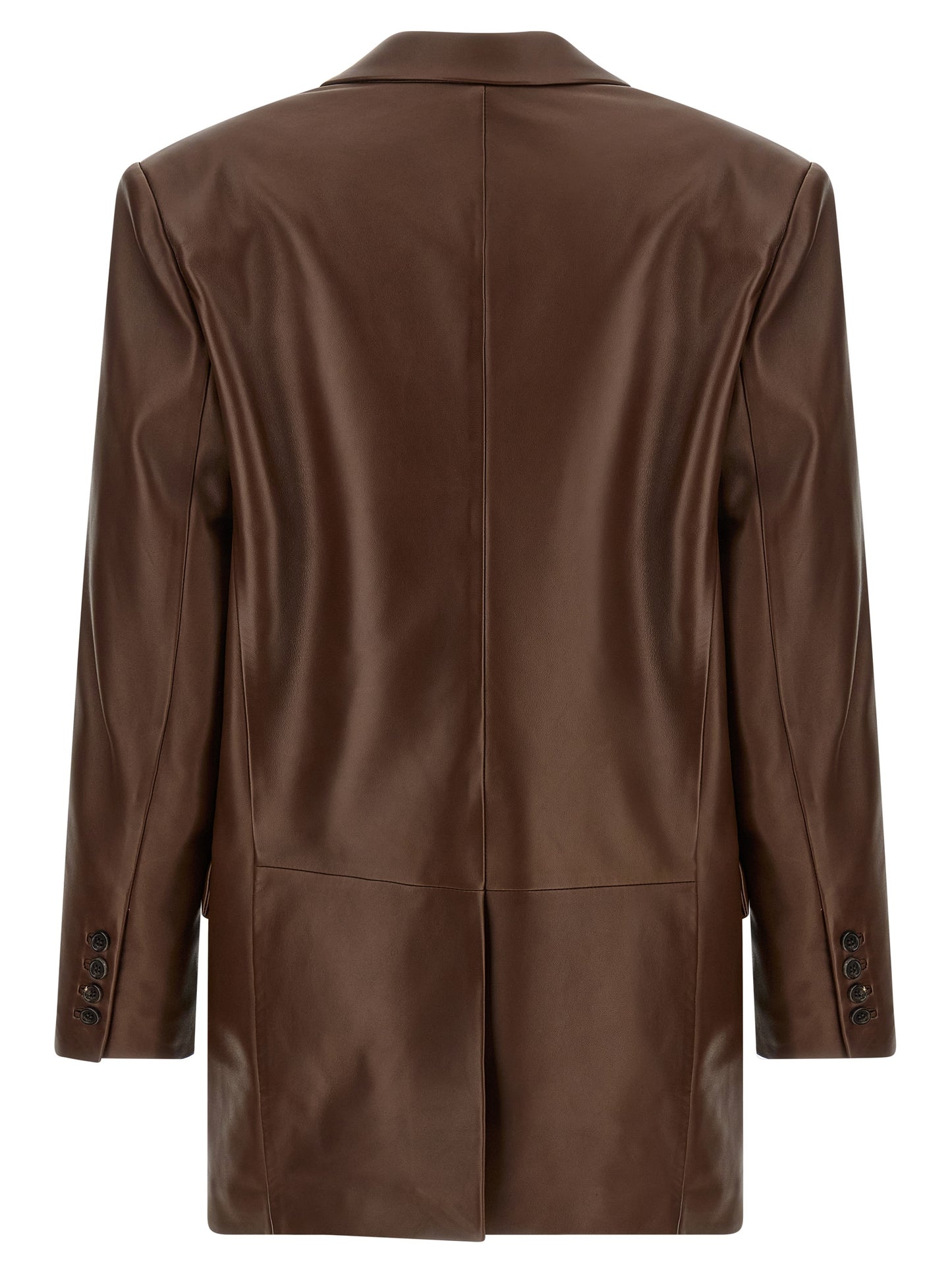 Saint Laurent Women Leather Blazer SAINT LAURENT