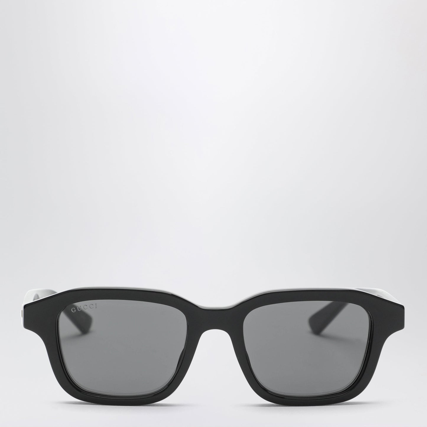 Gucci Black/Blue Acetate Rectangular Sunglasses Women