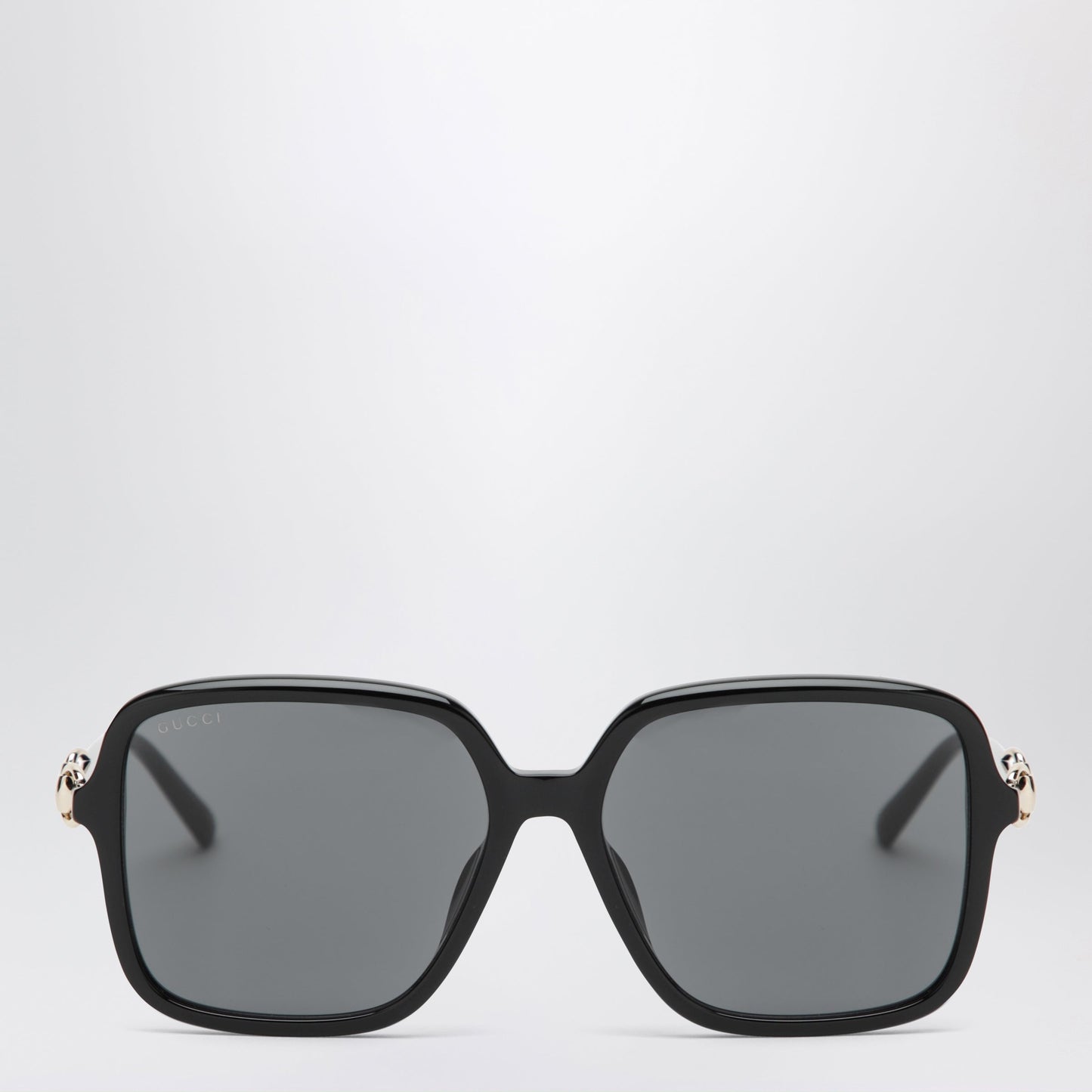 Gucci Black Butterfly Sunglasses With Horsebit Detail Women GUCCI