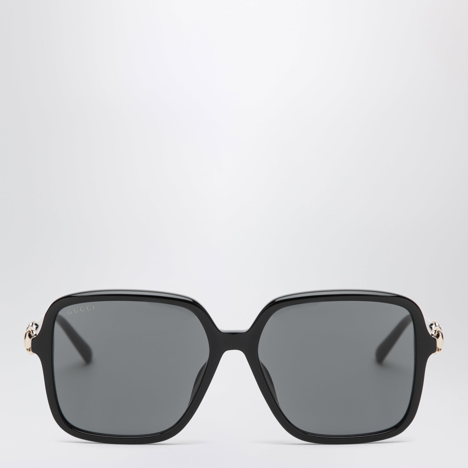 Gucci Black Butterfly Sunglasses With Horsebit Detail Women GUCCI