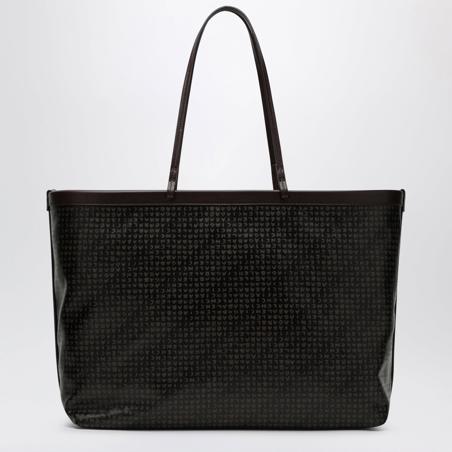 Balenciaga Select Large Tote In Coated Black Canvas Women BALENCIAGA