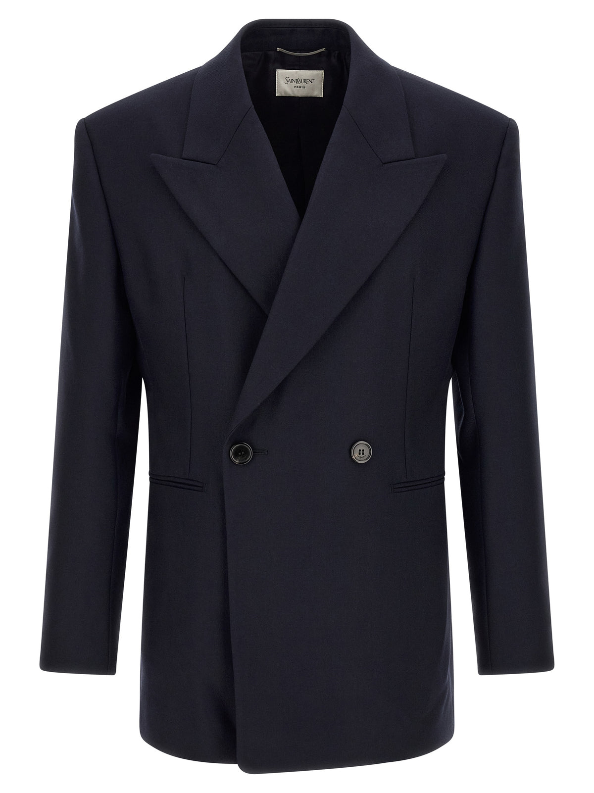 Saint Laurent Men Felted Wool Gabardine Blazer Jacket SAINT LAURENT