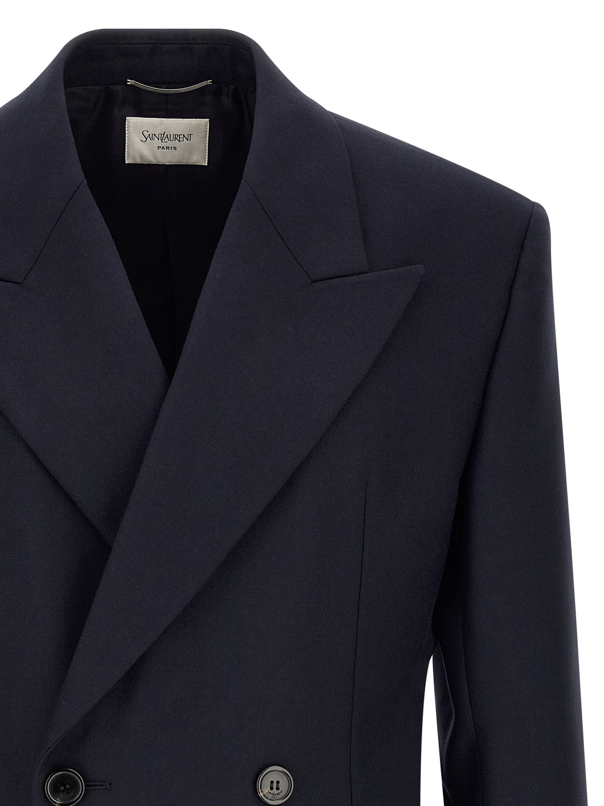 Saint Laurent Men Felted Wool Gabardine Blazer Jacket SAINT LAURENT