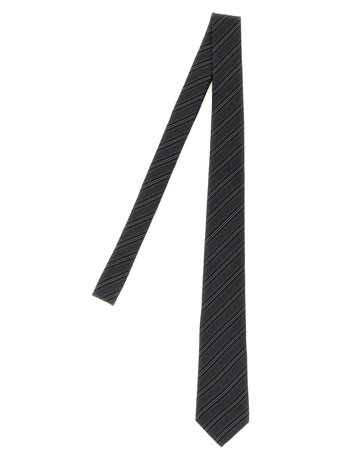 Saint Laurent Men Striped Tie SAINT LAURENT