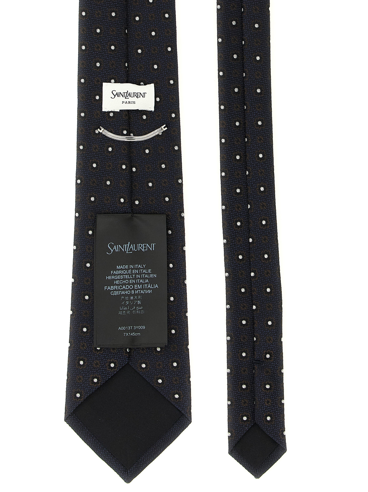 Saint Laurent Men Jacquard Tie SAINT LAURENT