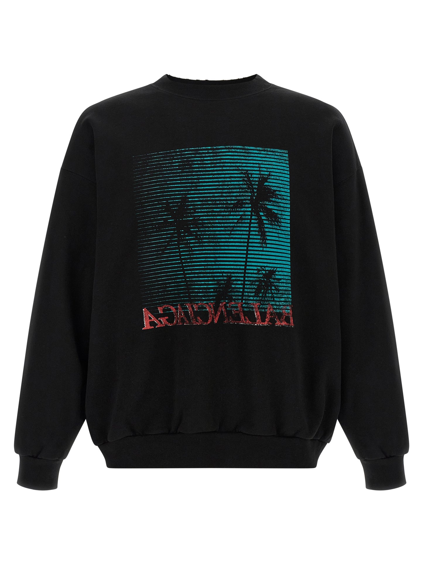Balenciaga Men Distressed Detail Sweatshirt BALENCIAGA