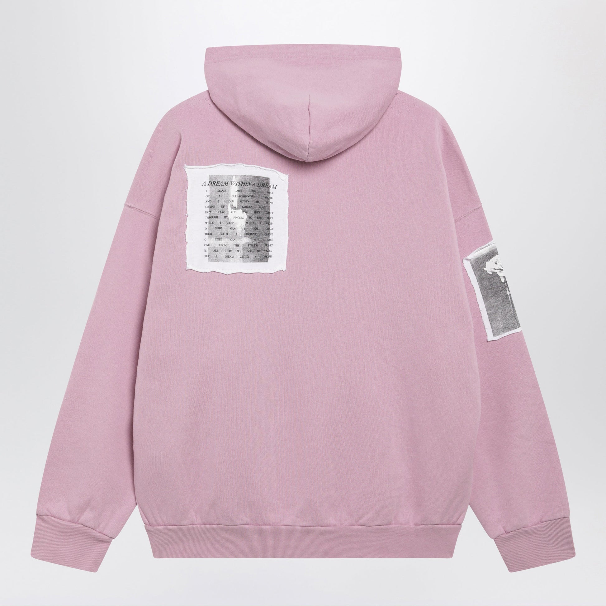 Balenciaga Antique Pink Cotton Jersey Zip-Up Hoodie Women BALENCIAGA
