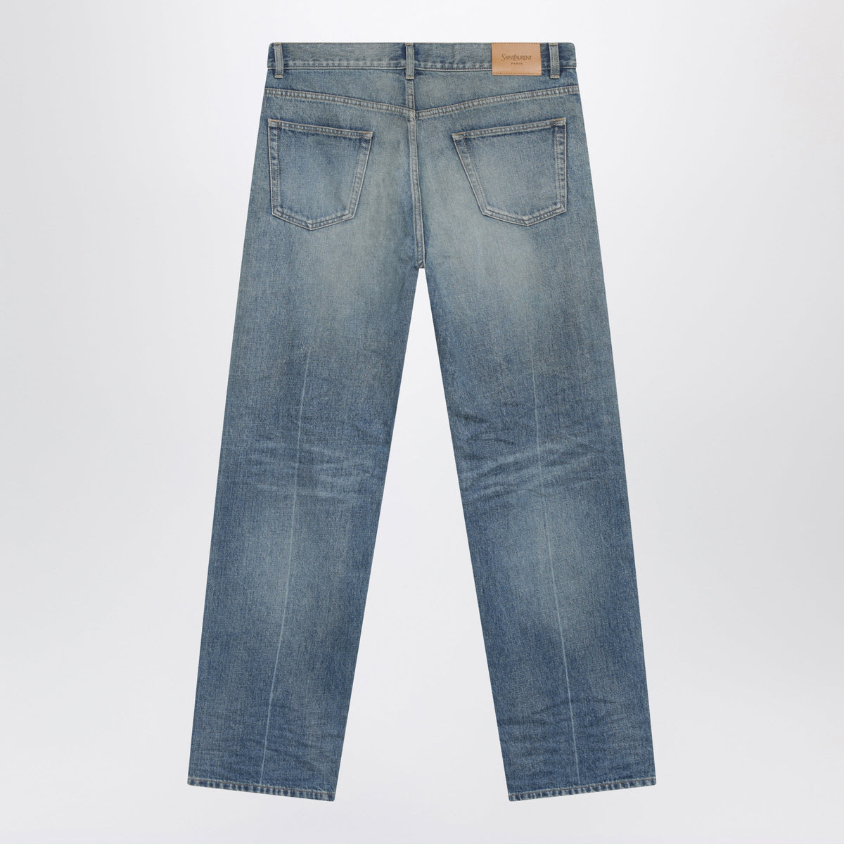 Saint Laurent Tapered Blue Cotton Jeans Men SAINT LAURENT