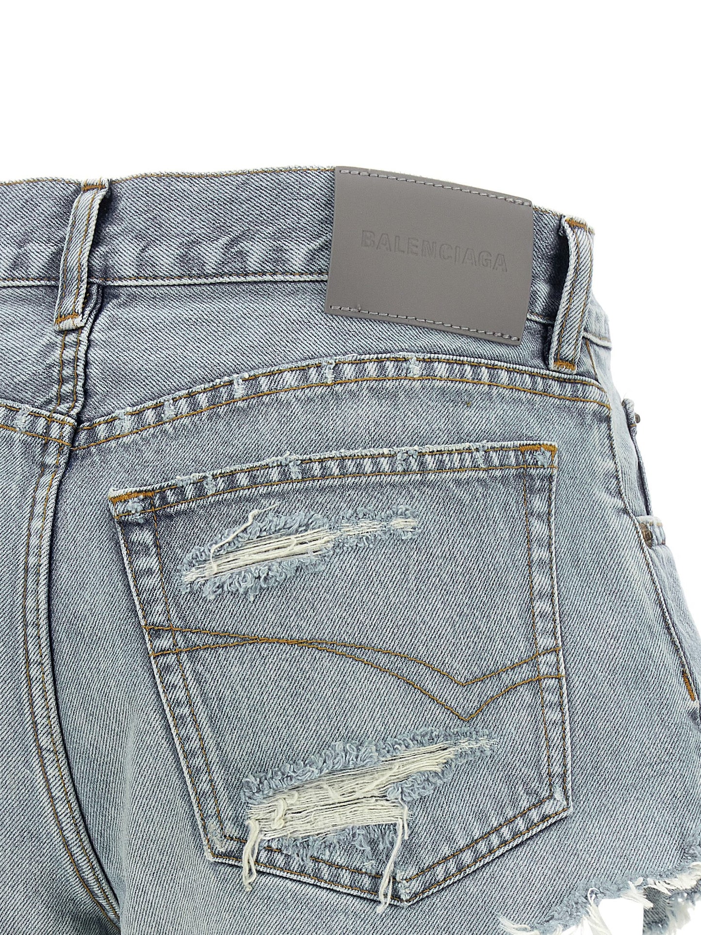 Balenciaga Women Denim Shorts BALENCIAGA