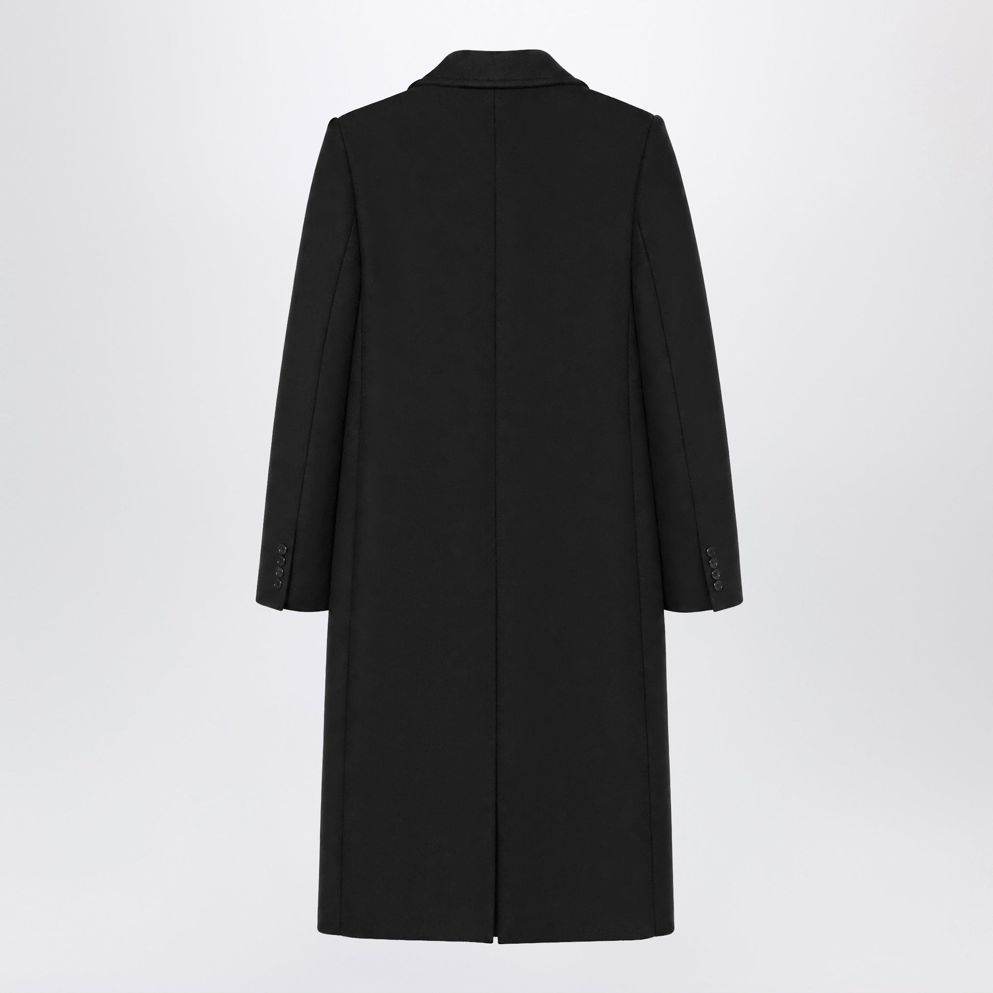 Balenciaga Long Double-Face Tailored Coat In Black Cotton Men BALENCIAGA
