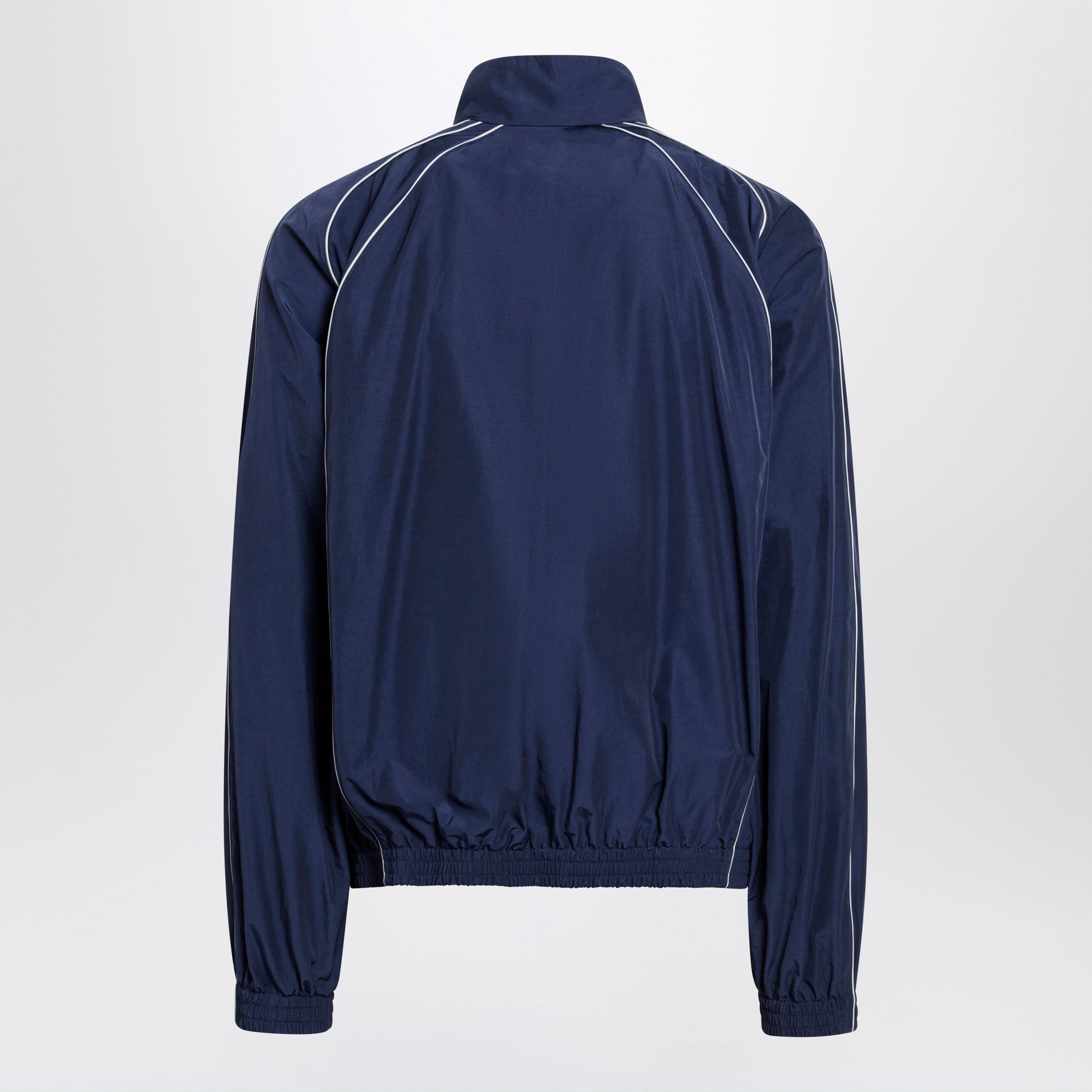 Balenciaga Bodies Track Jacket In Dark Navy Poplin Men BALENCIAGA