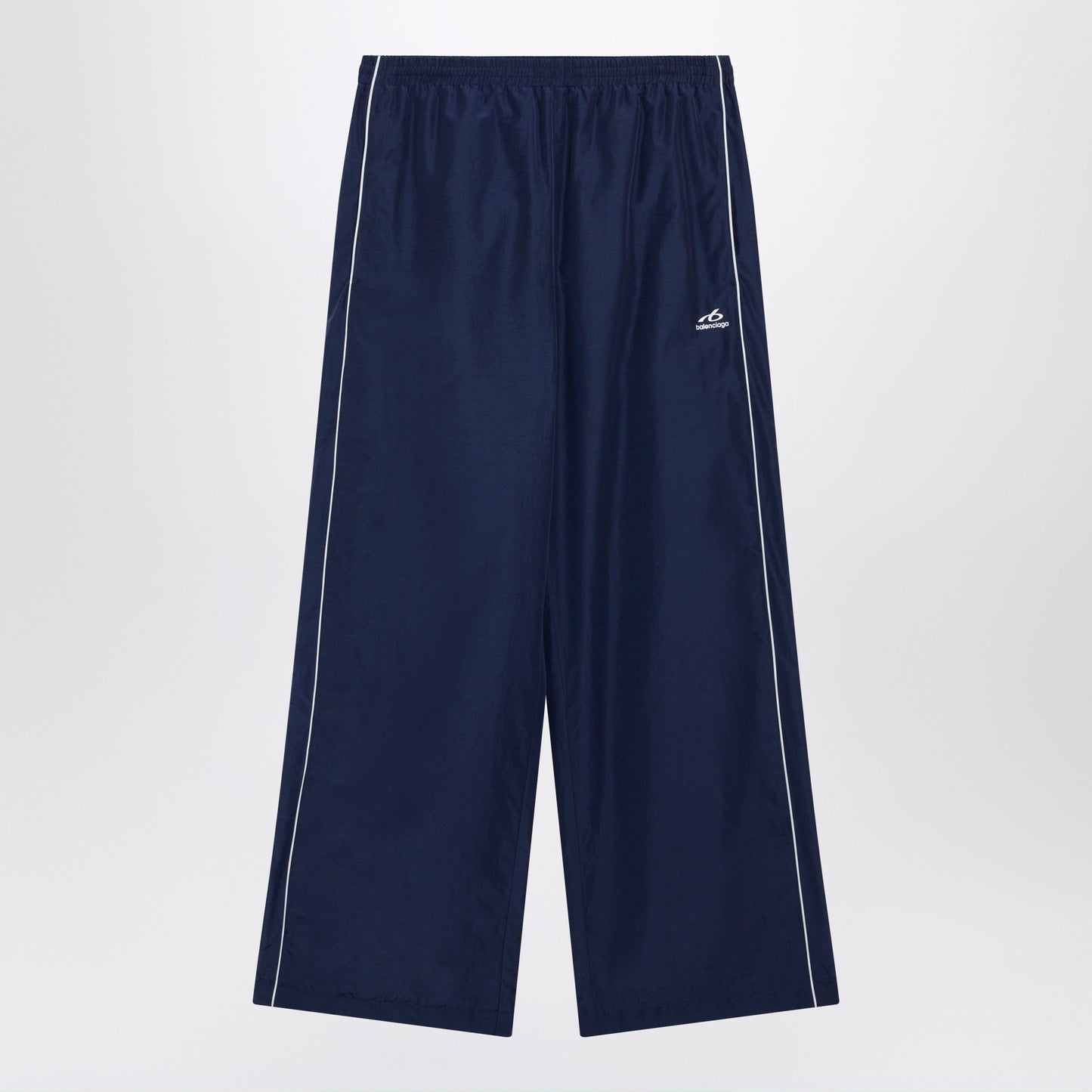 Balenciaga Bodies Track Pants In Dark Navy Poplin Men BALENCIAGA