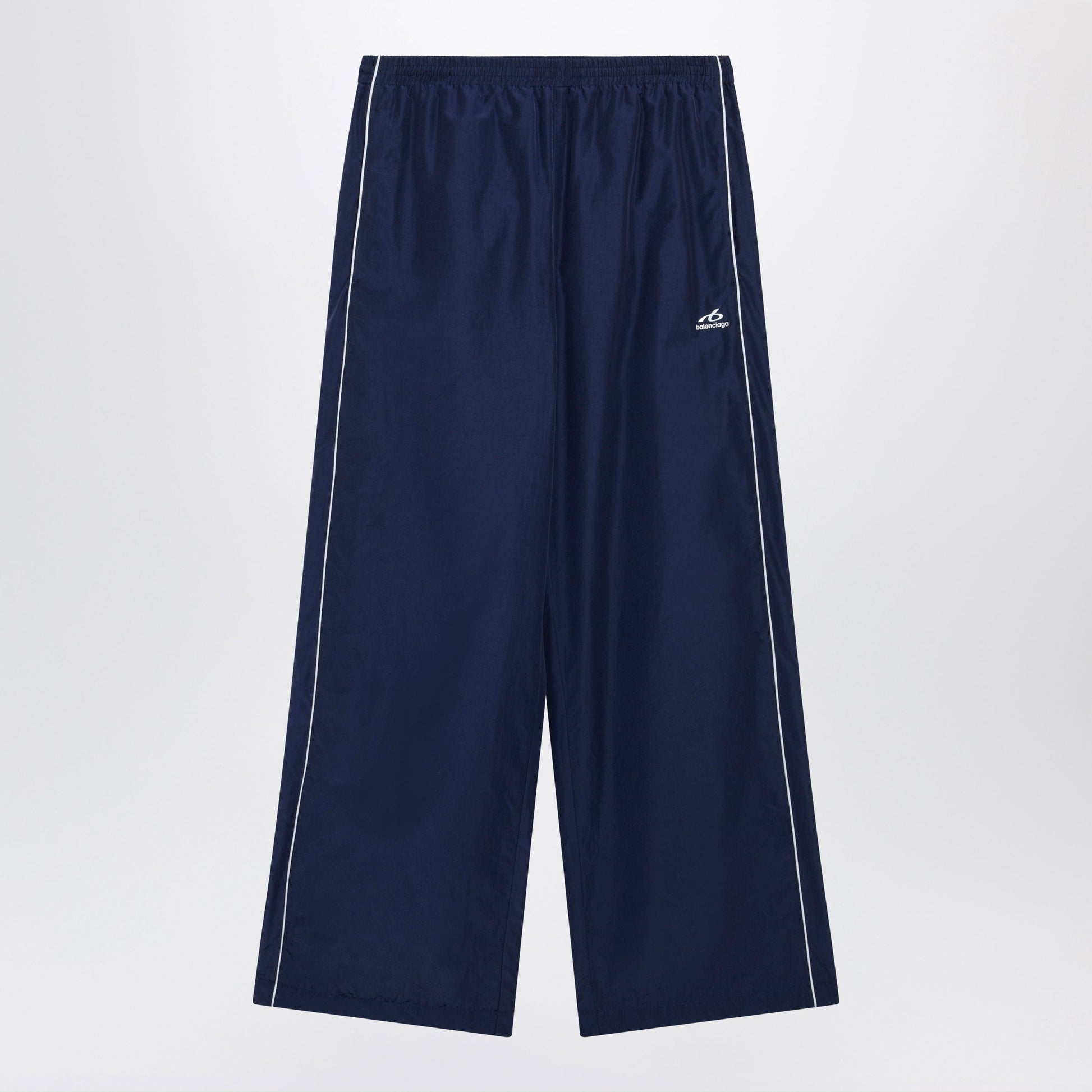 Balenciaga Bodies Track Pants In Dark Navy Poplin Men BALENCIAGA