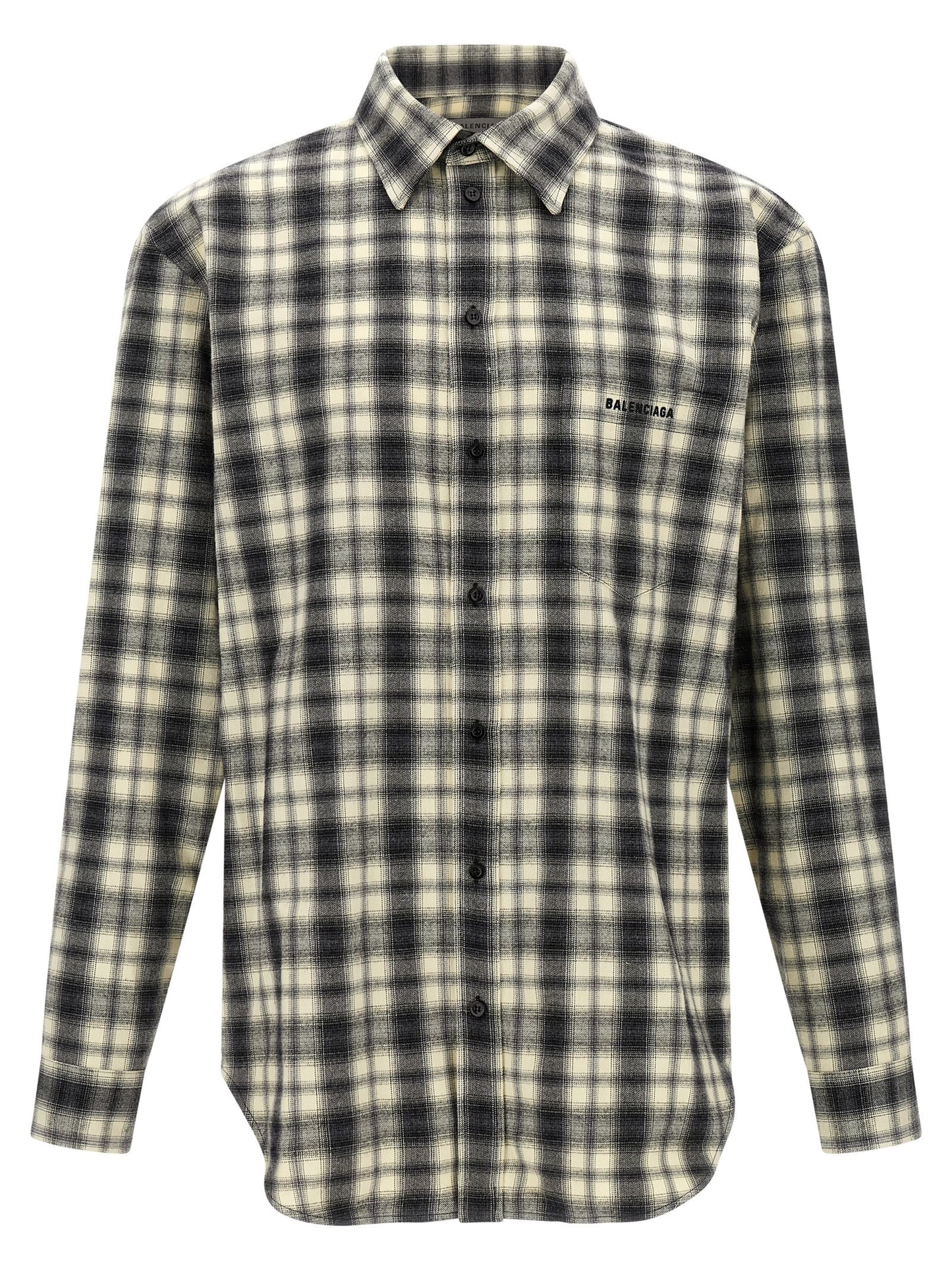 Balenciaga Men Flannel Shirt BALENCIAGA