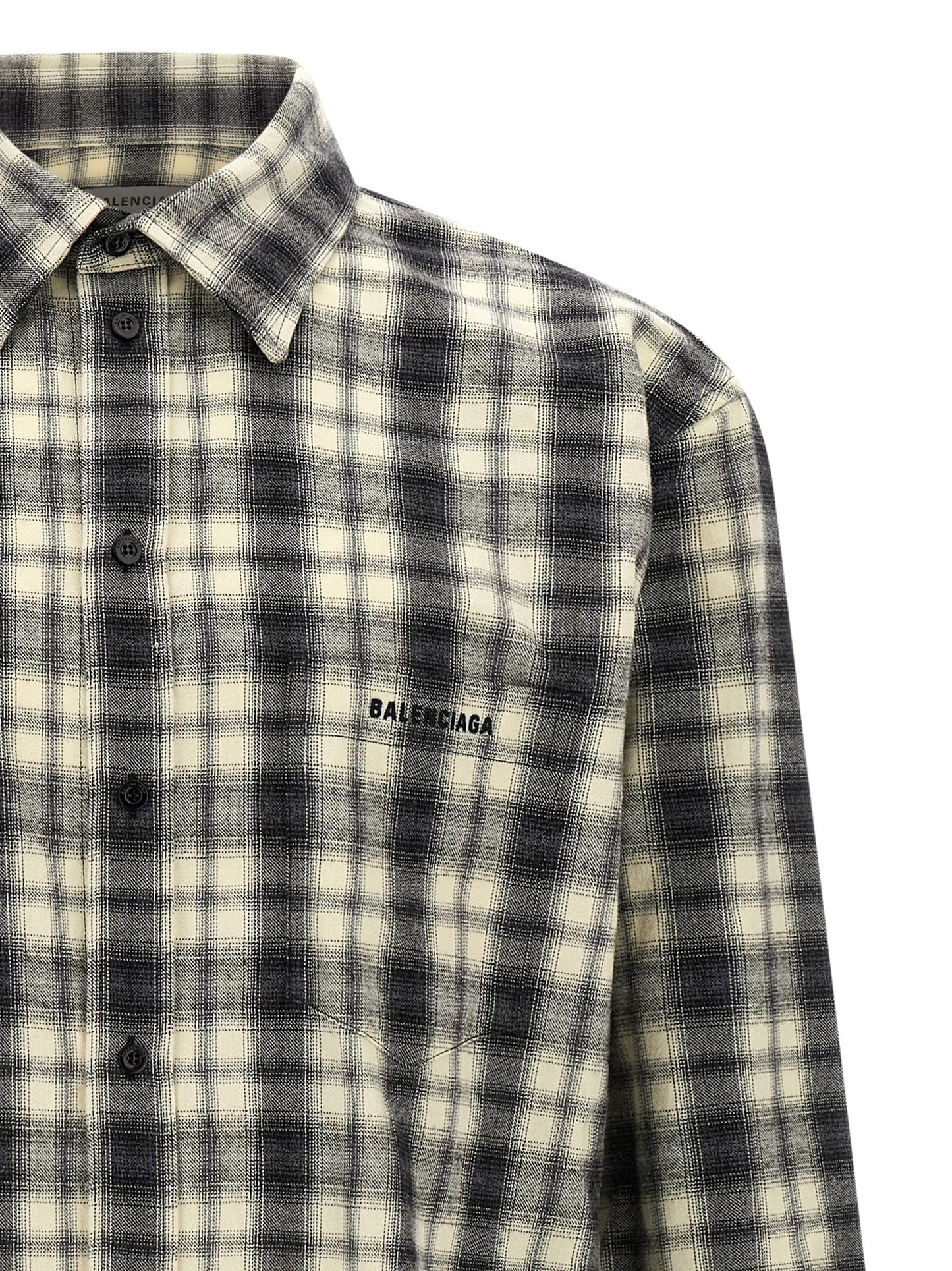 Balenciaga Men Flannel Shirt BALENCIAGA