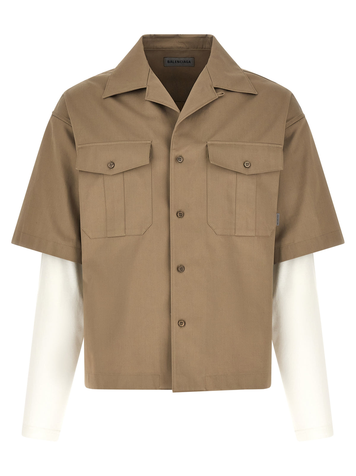 Balenciaga Men Double-Layer Shirt BALENCIAGA