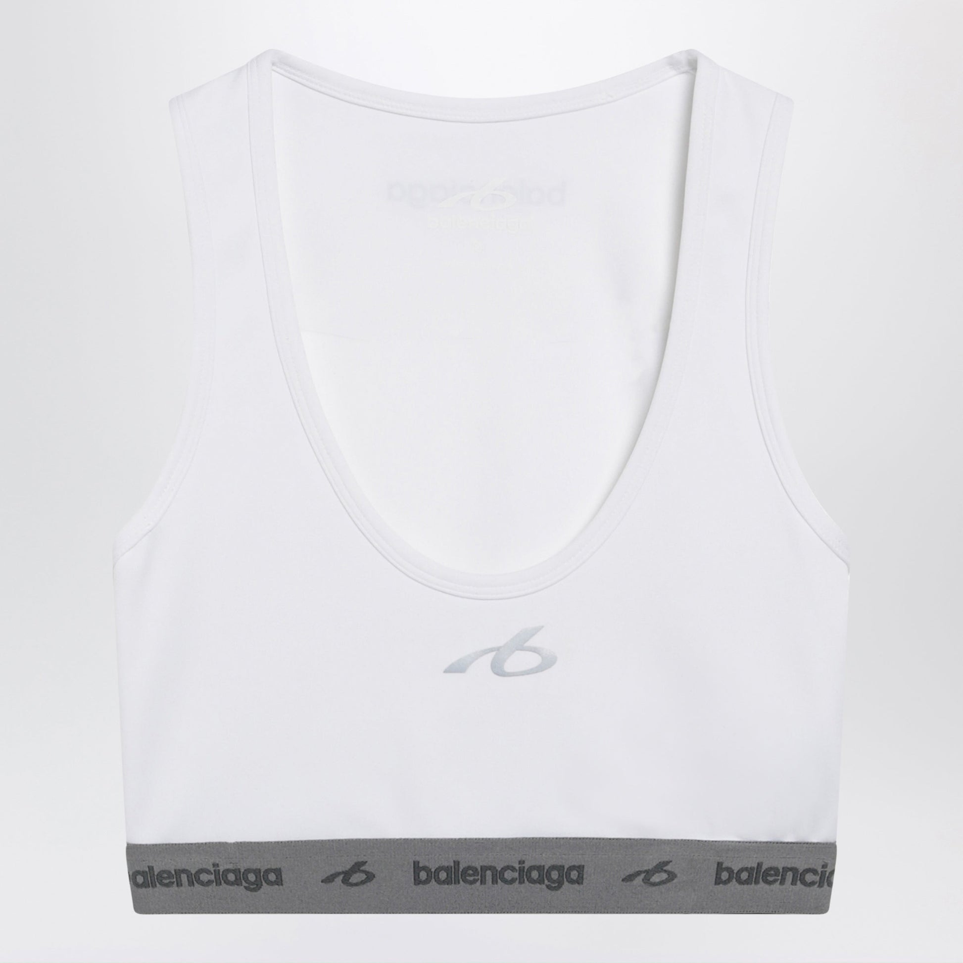 Balenciaga White Techwear Bra Top In Technical Fabric Women BALENCIAGA