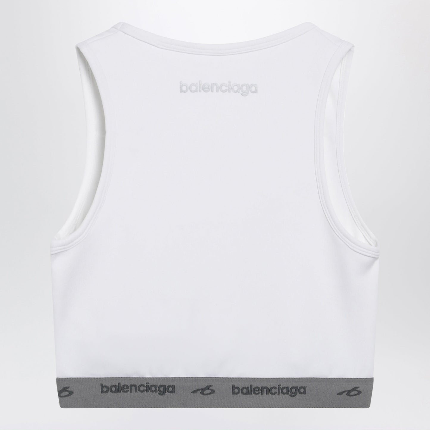 Balenciaga White Techwear Bra Top In Technical Fabric Women BALENCIAGA