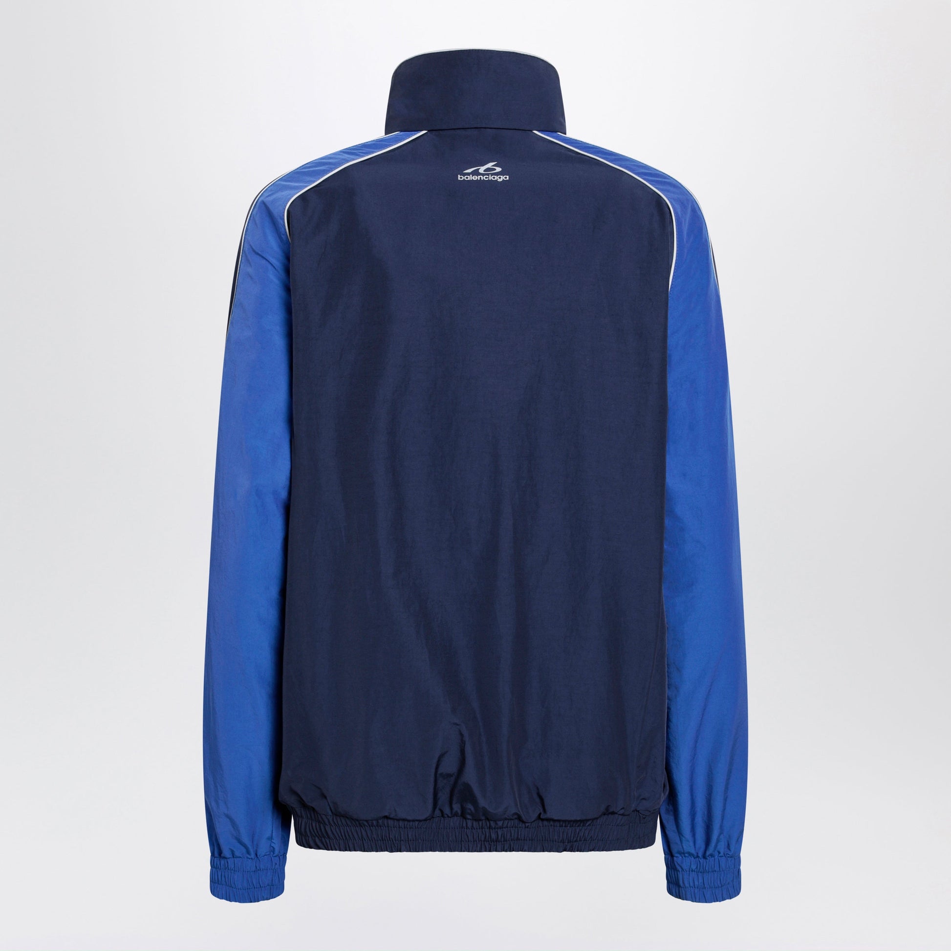 Balenciaga Navy Blue Techwear Zip-Up Jacket In Cotton Blend Women BALENCIAGA