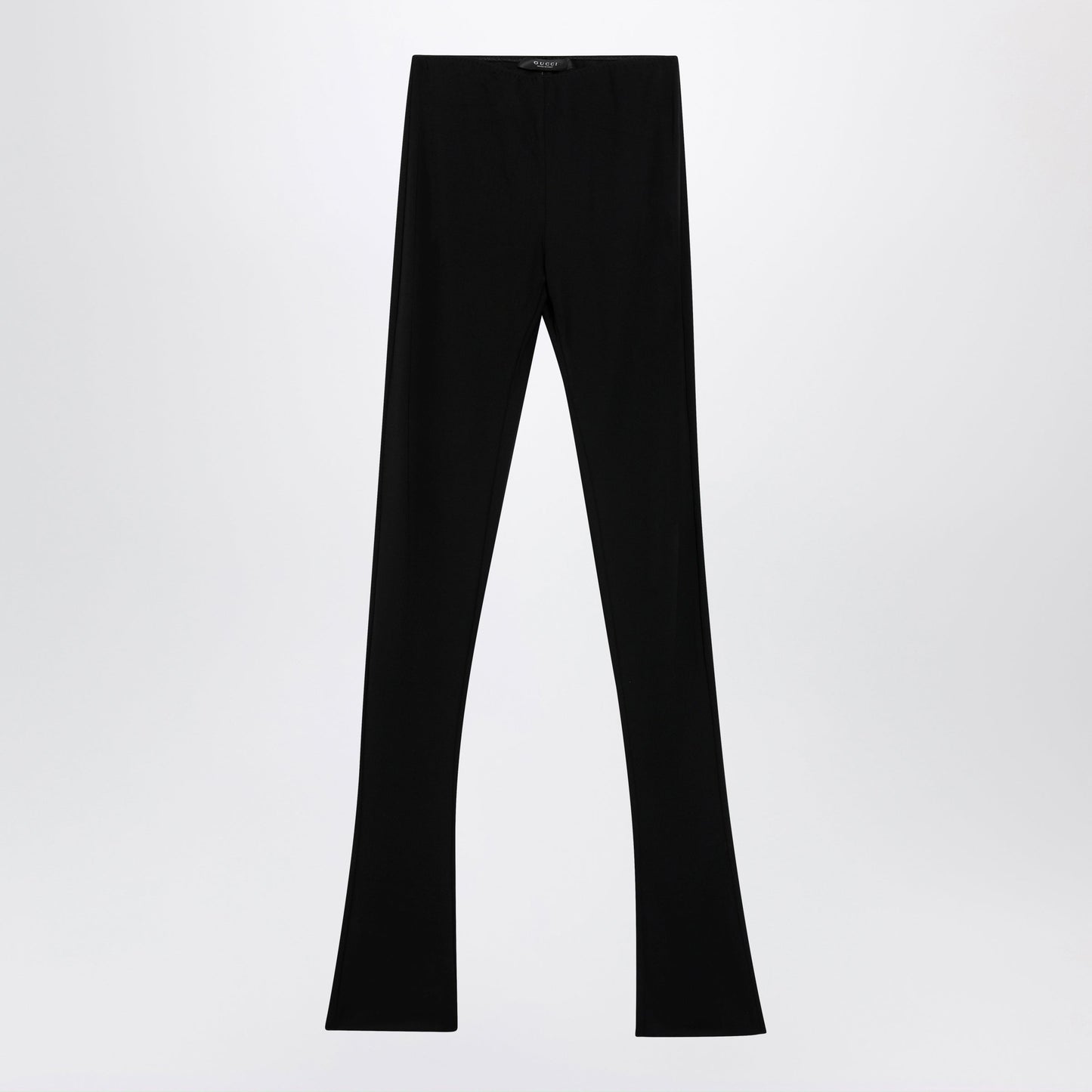 Gucci Black Trousers In Viscose Crãªpe Jersey Women GUCCI