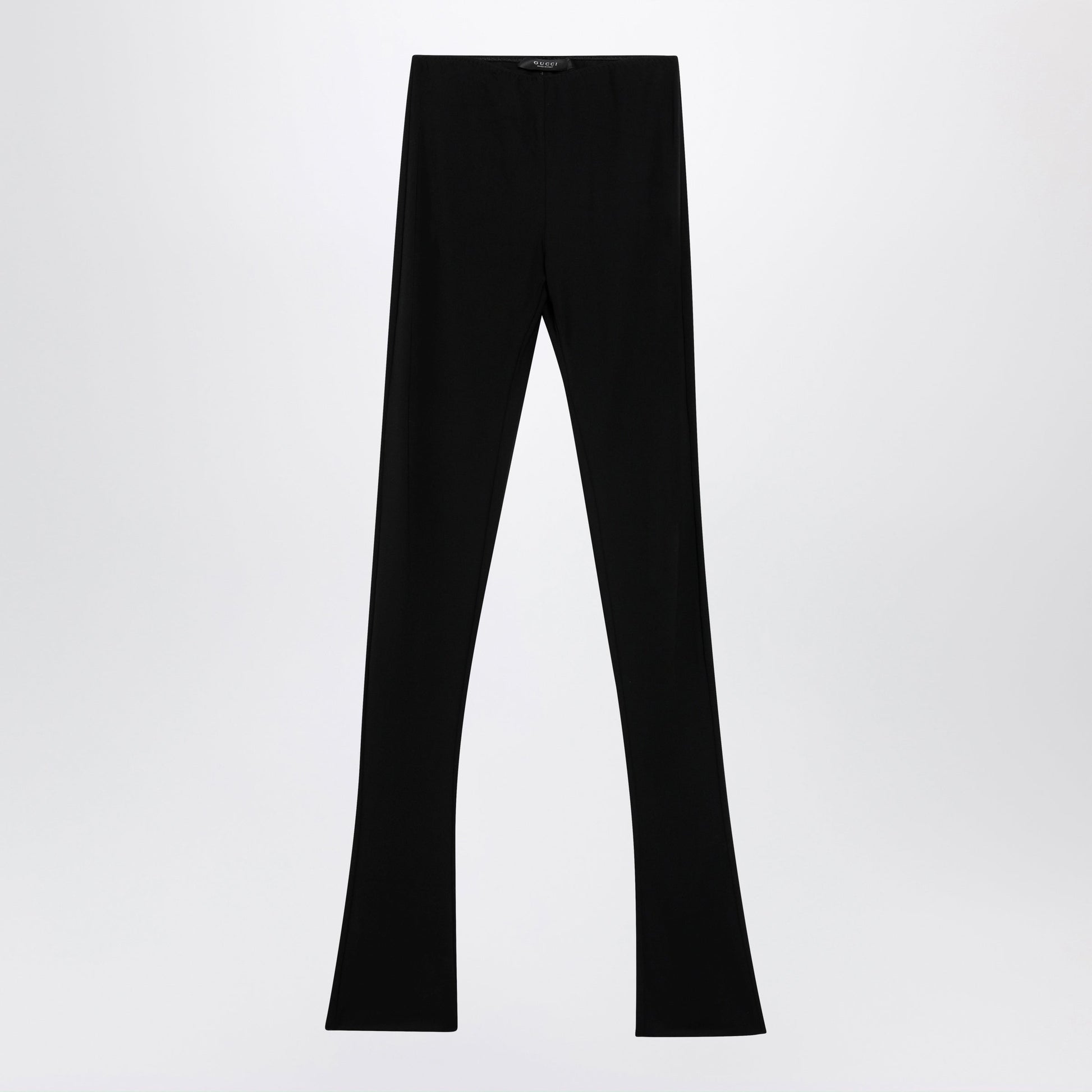 Gucci Black Trousers In Viscose Crãªpe Jersey Women GUCCI