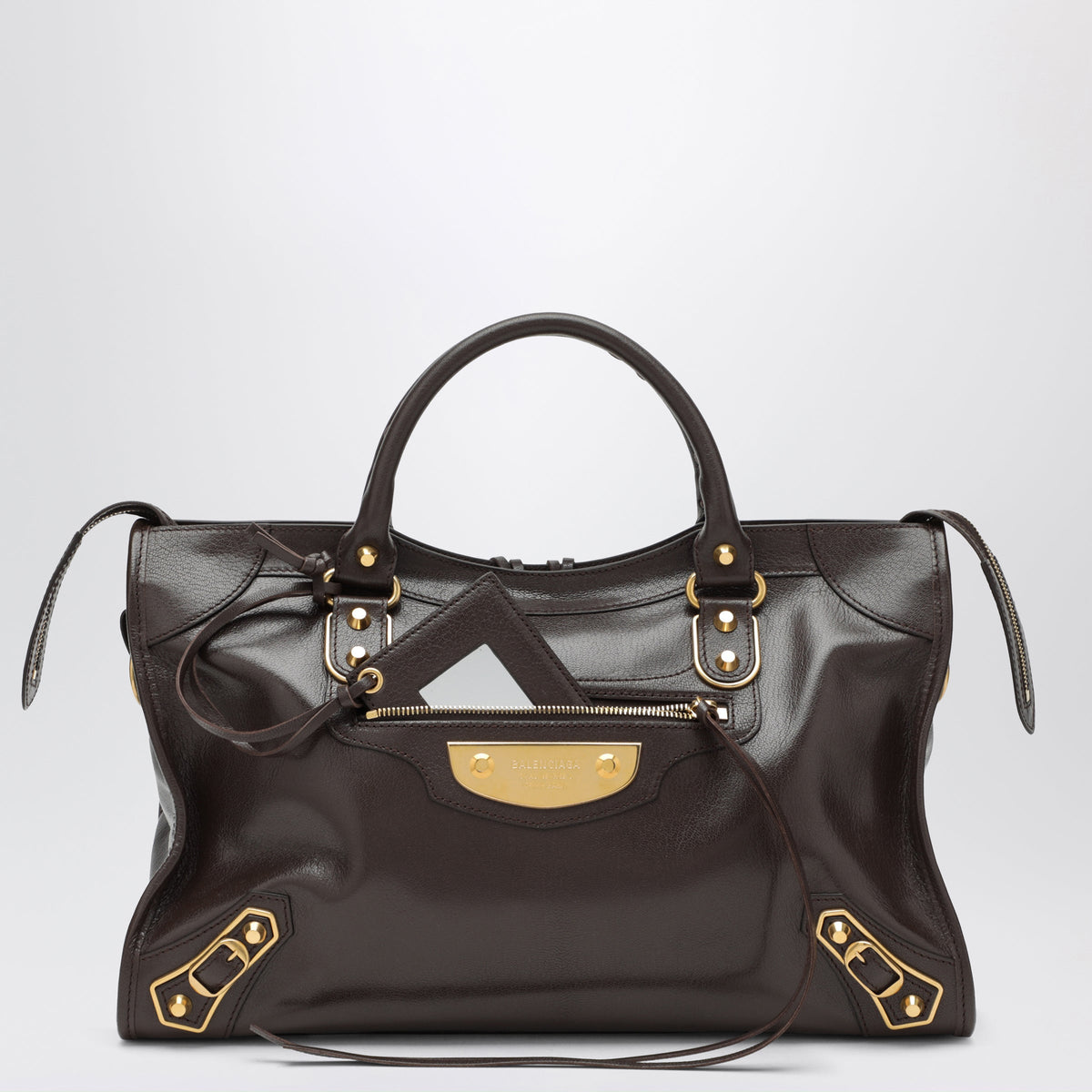 Balenciaga Brown Medium Le City Uptown Bag In Leather Women BALENCIAGA