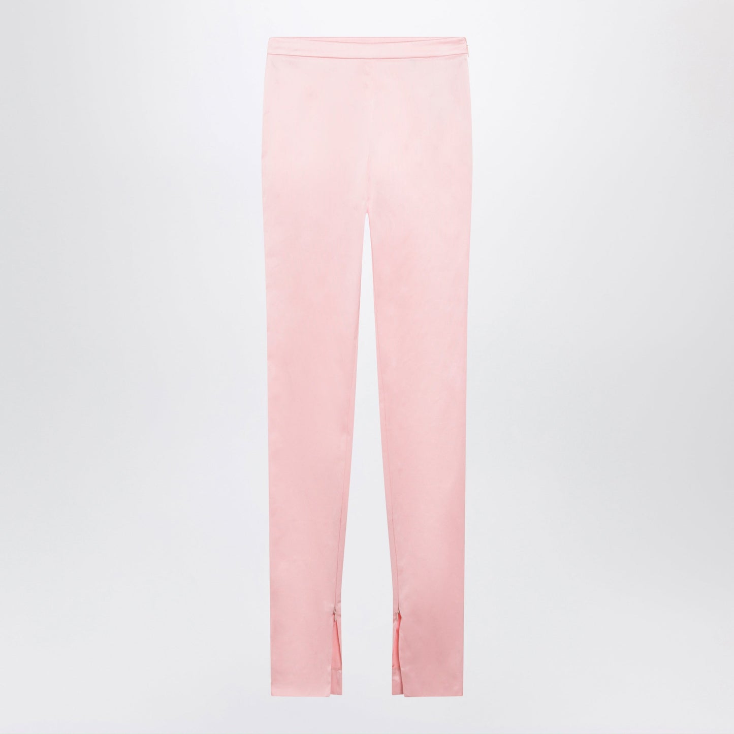 Gucci Pink Stretch Silk Faille Leggings Women GUCCI