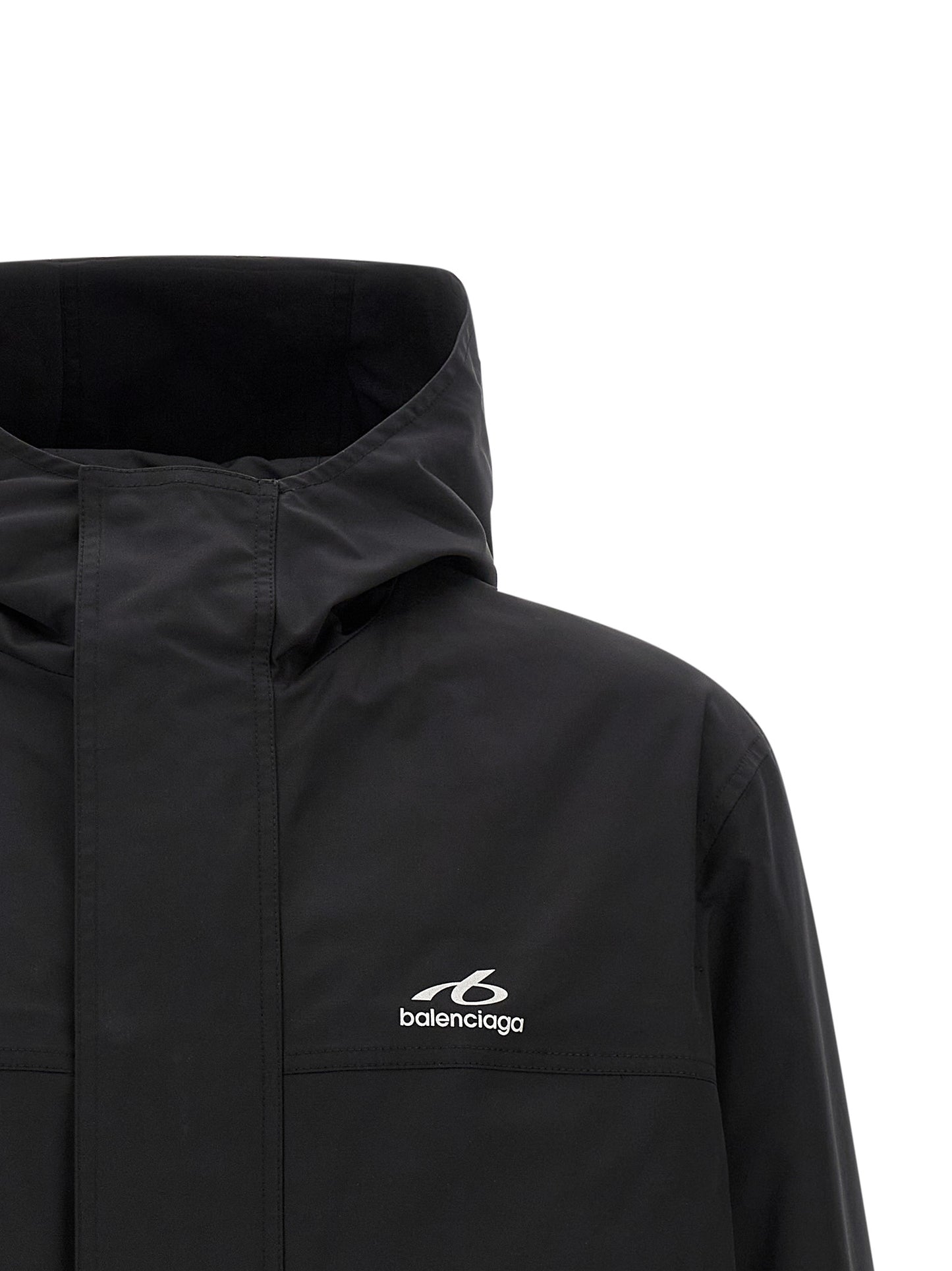 Balenciaga Men Windbreaker With Logo BALENCIAGA
