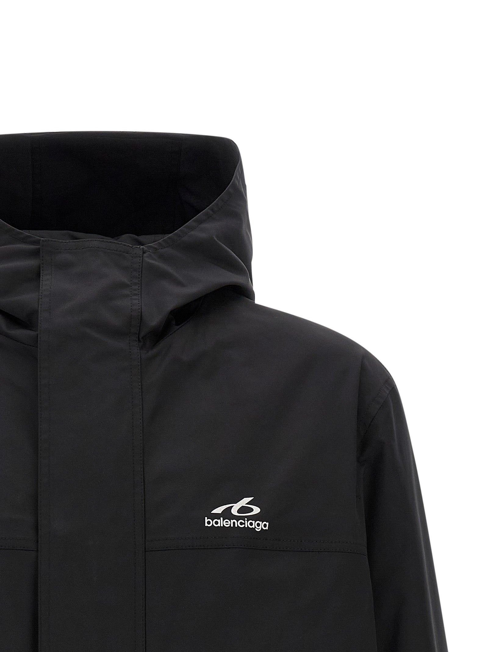 Balenciaga Men Windbreaker With Logo BALENCIAGA