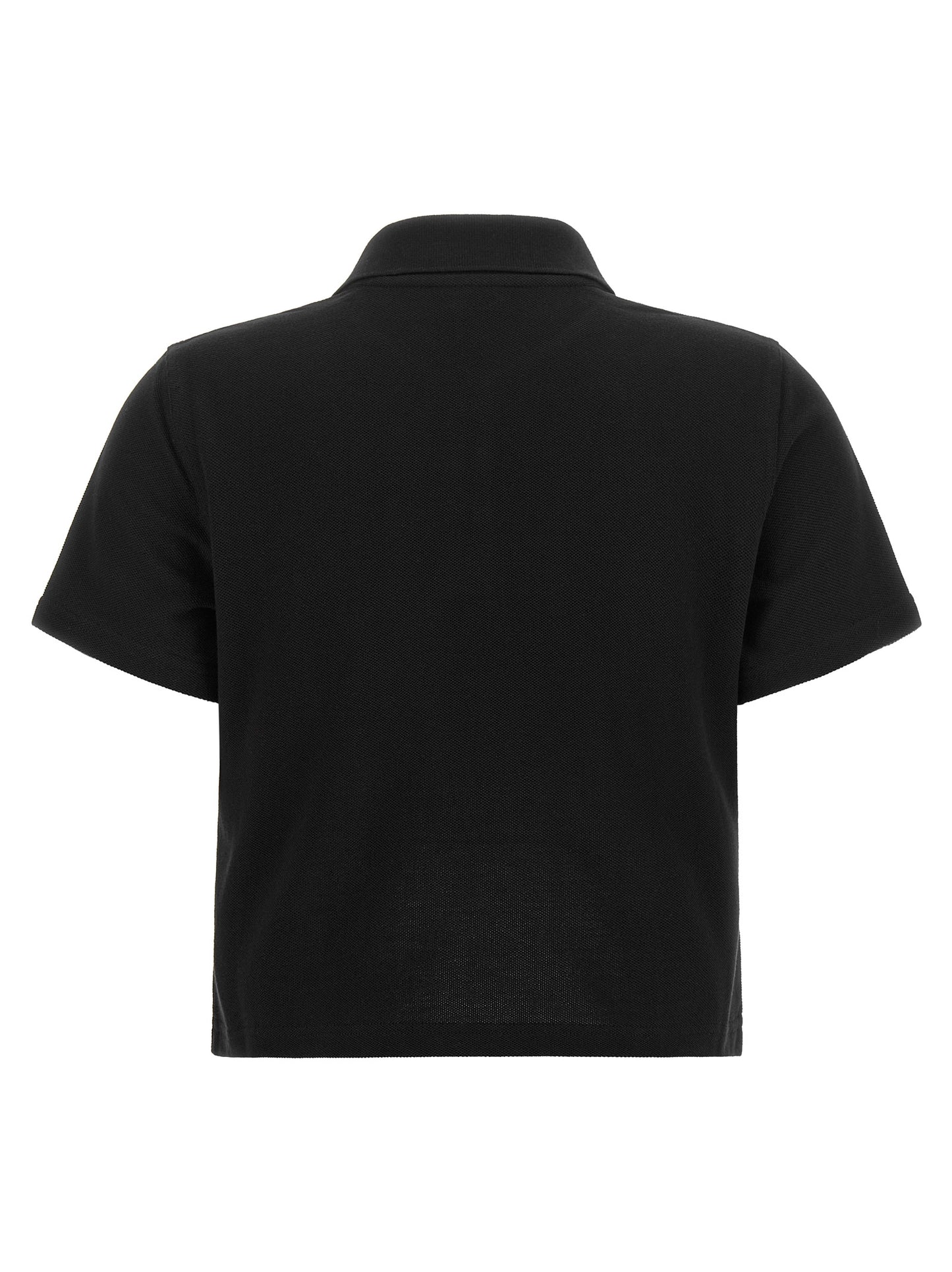 Saint Laurent Women 'Cassandre' Crop Polo Shirt SAINT LAURENT