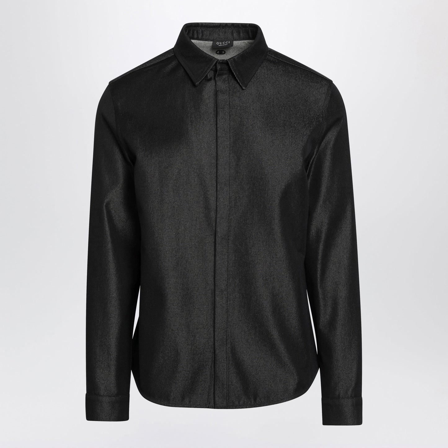 Gucci Black Silk And Cotton Shirt Men GUCCI