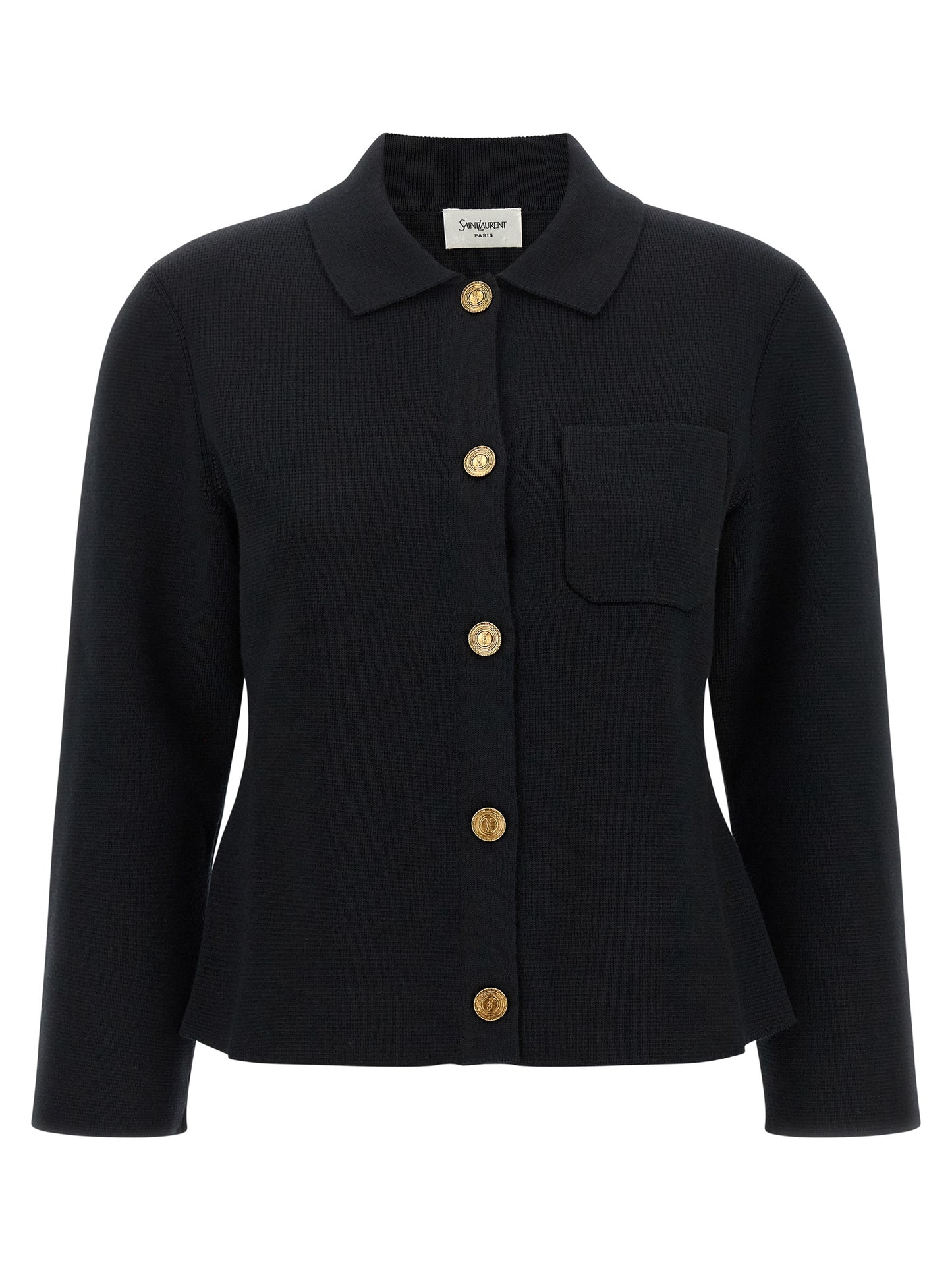 Saint Laurent Women 'Cassandre' Medallion Cardigan SAINT LAURENT