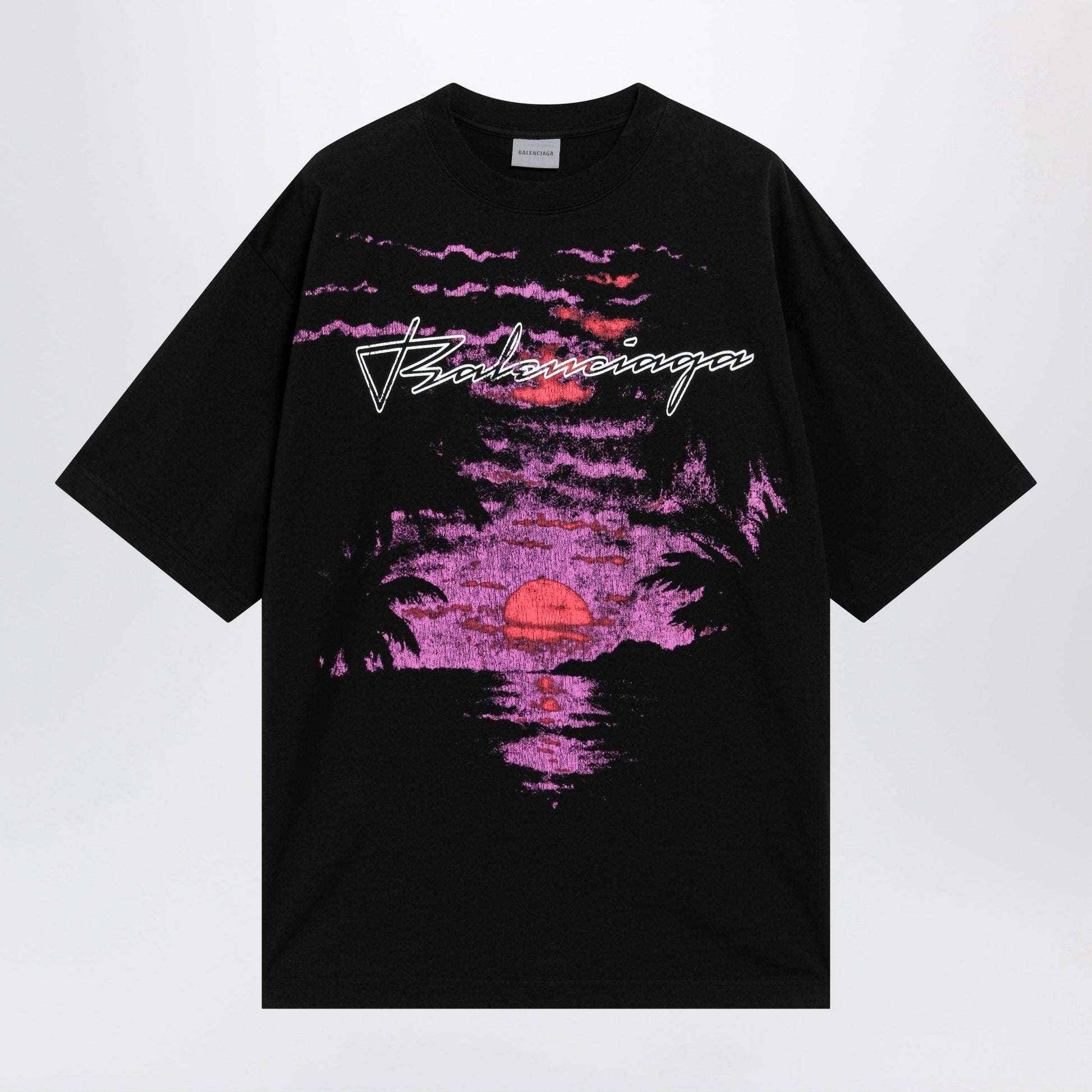 Balenciaga Dream T-Shirt In Black Cotton Jersey Women BALENCIAGA