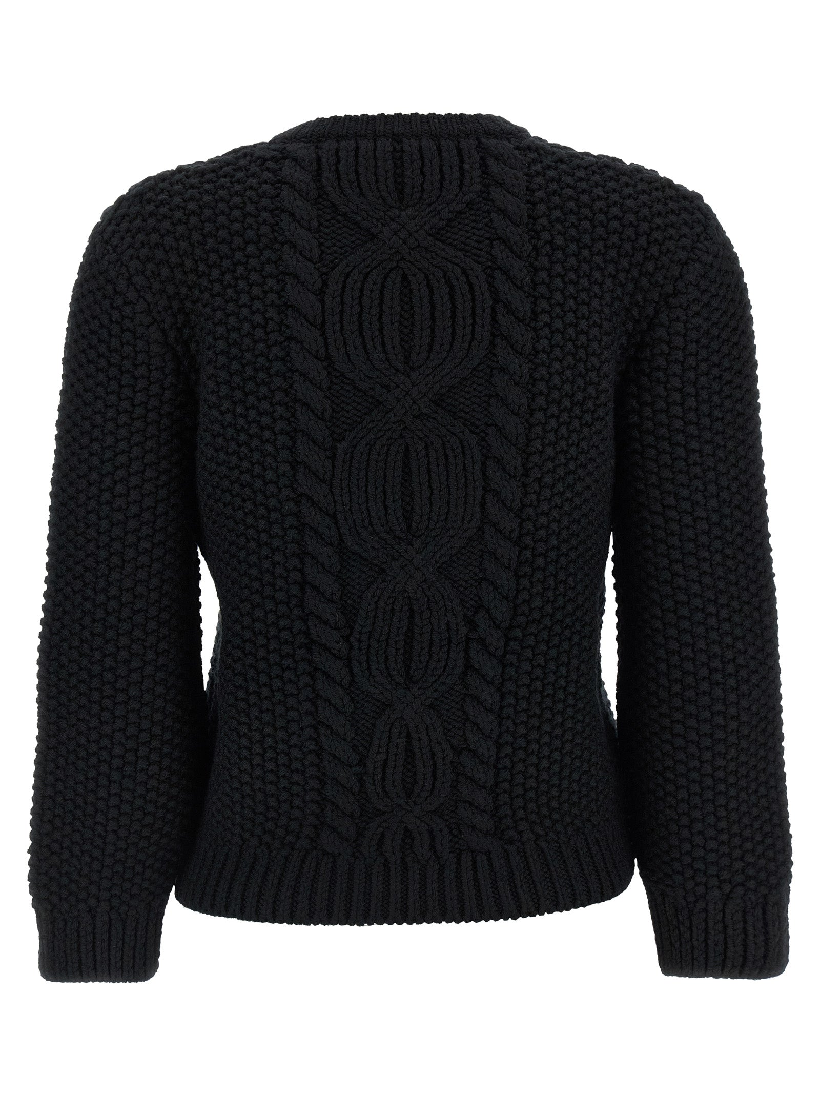 Saint Laurent Men Wool Sweater With Processing SAINT LAURENT