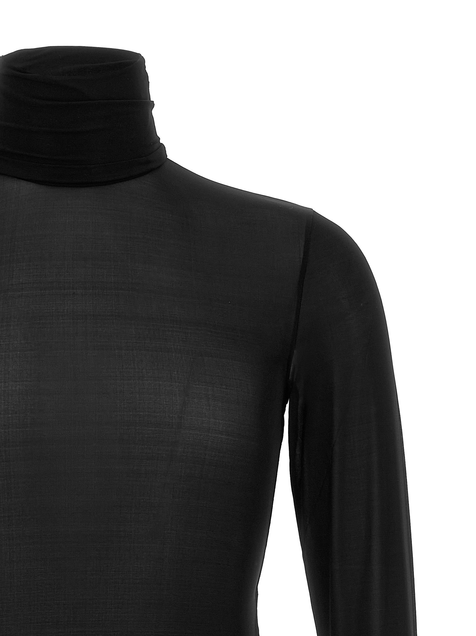 Saint Laurent Men Semi-Transparent Turtleneck Sweater SAINT LAURENT