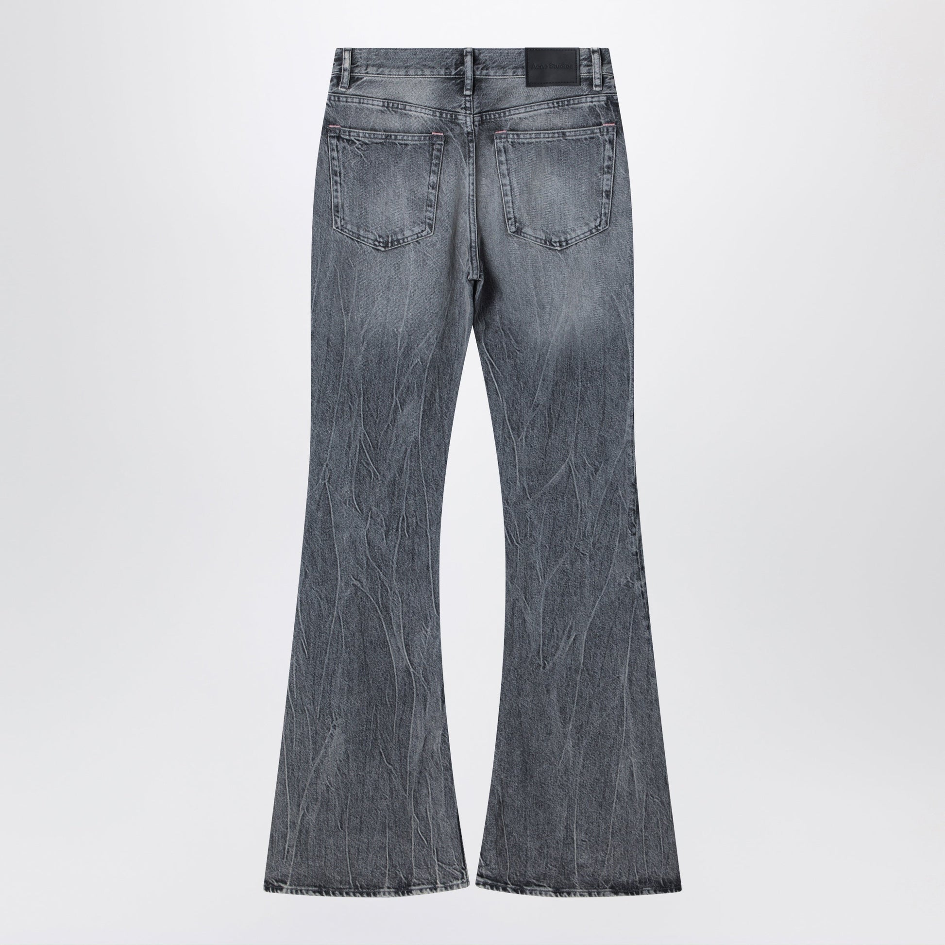 Acne Studios Black Faded Flared Jeans Women ACNE STUDIOS