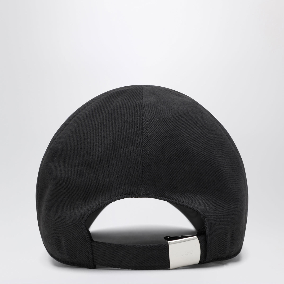 Gucci Black Baseball Cap With Crystal Logo Women GUCCI