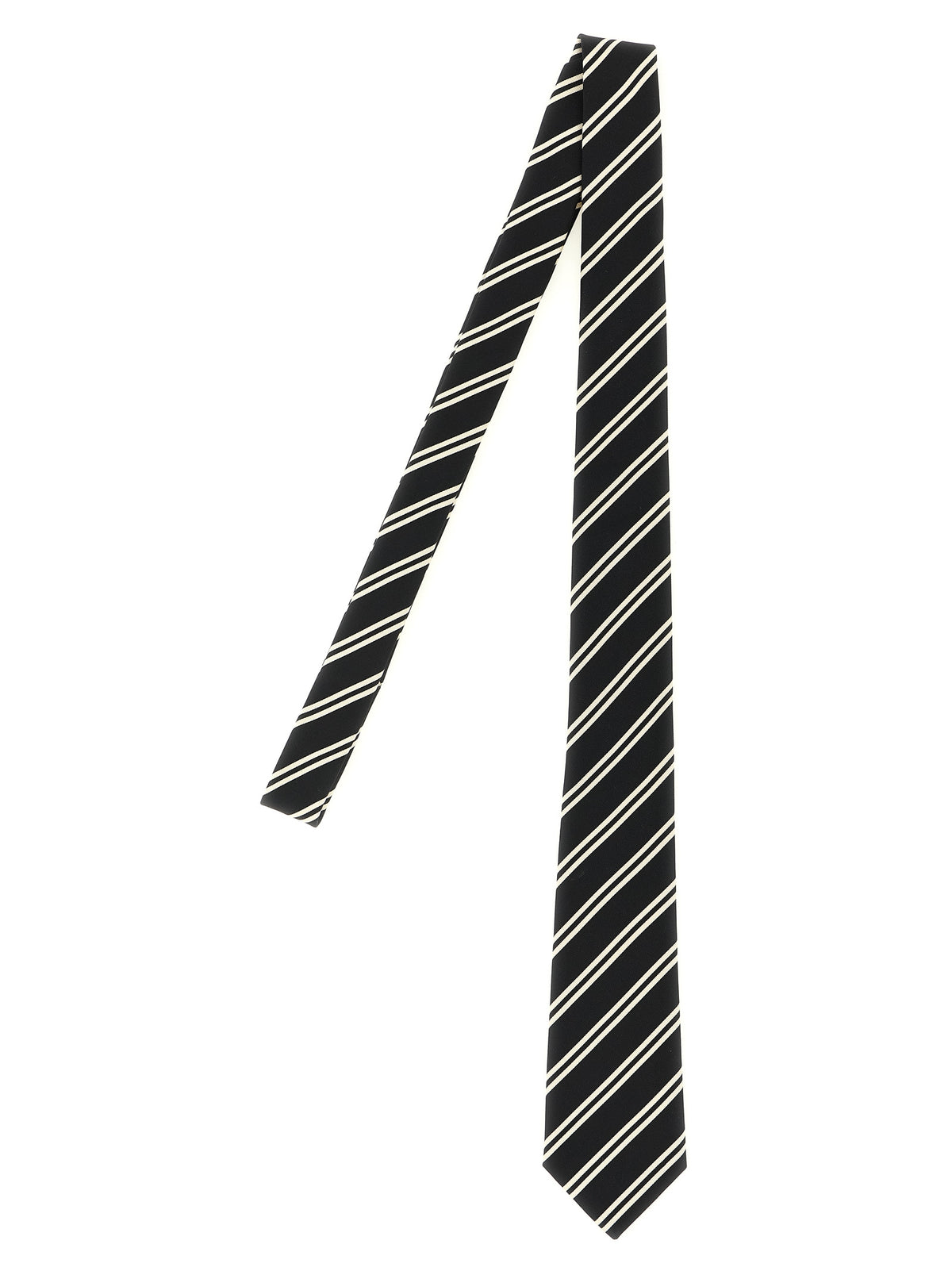 Saint Laurent Men Striped Tie SAINT LAURENT