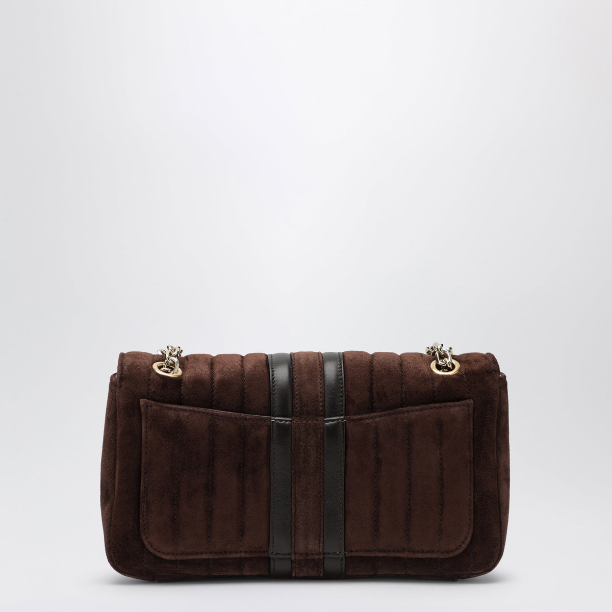 Gucci Jetset Gg Marmont Medium Brown Suede Bag Women GUCCI